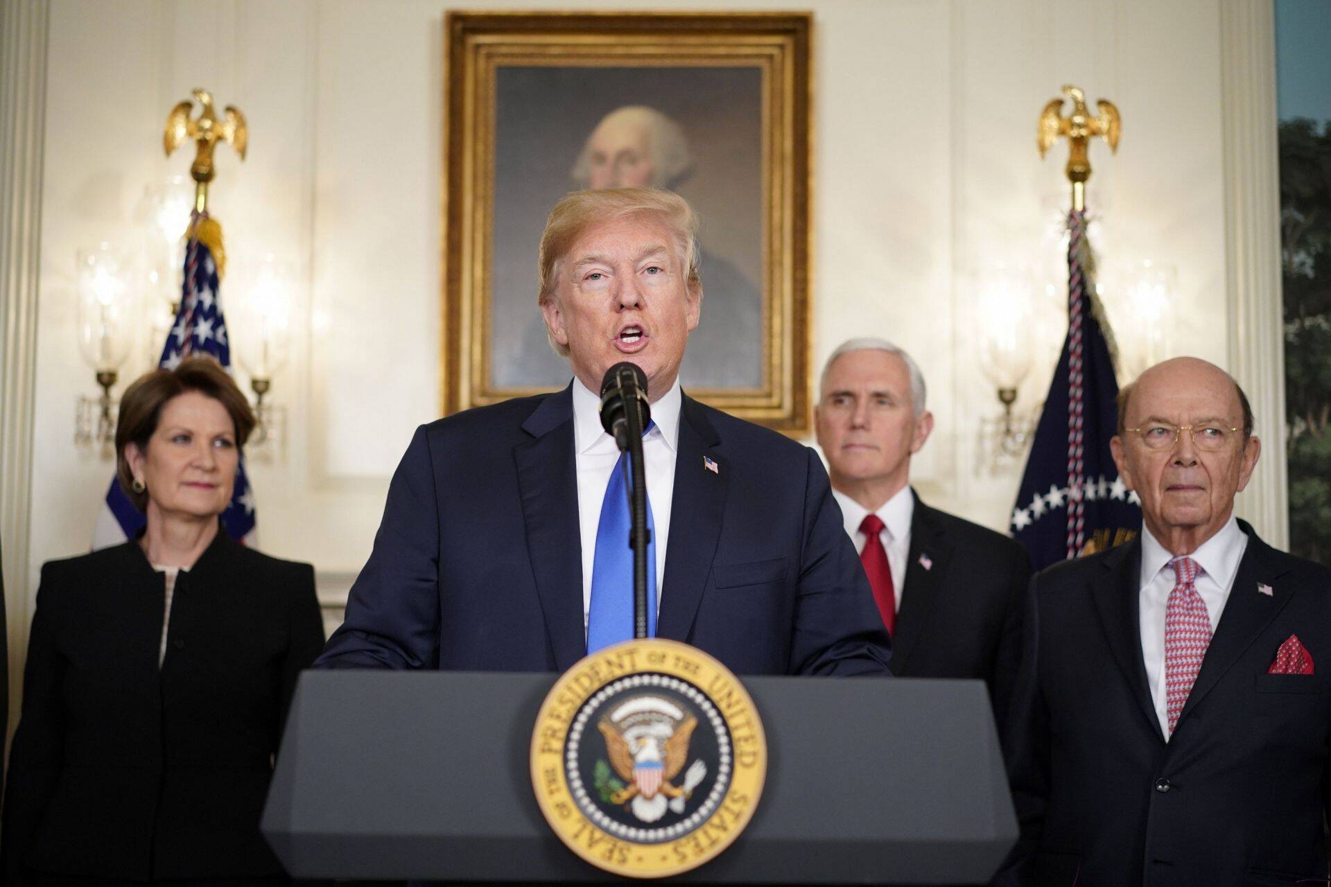 USA president Donald Trump