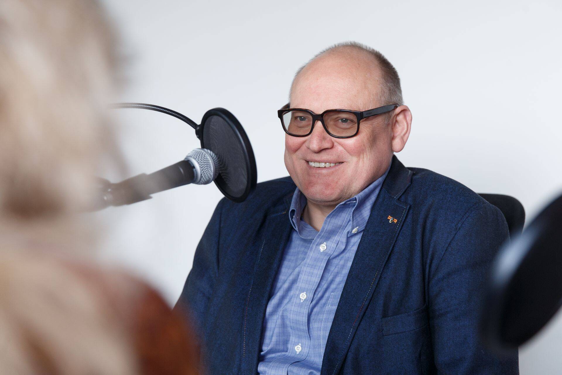 Raivo Vare Äripäeva toimetuses intervjuud andmas.