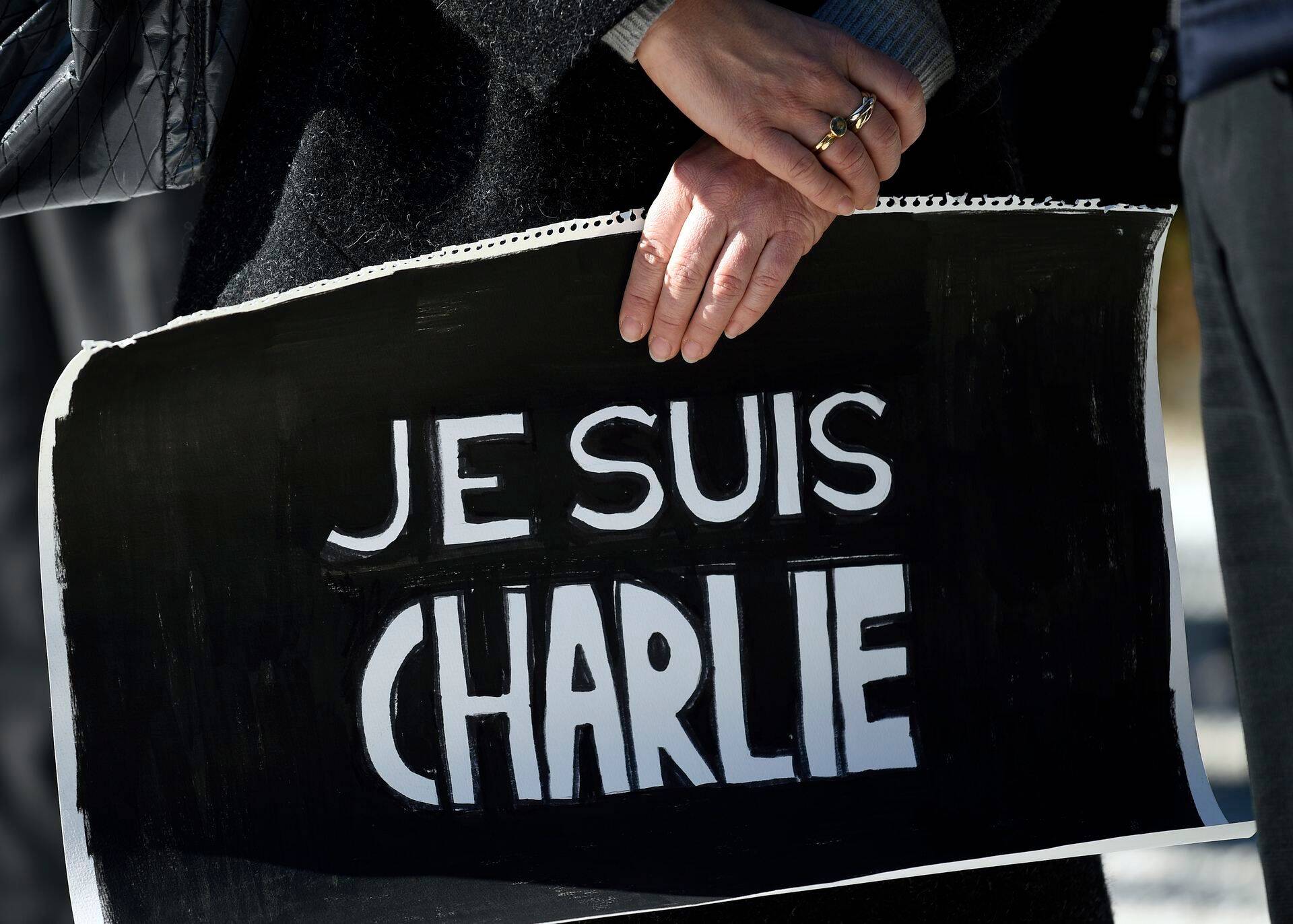 Loosung "Je suis Charlie".