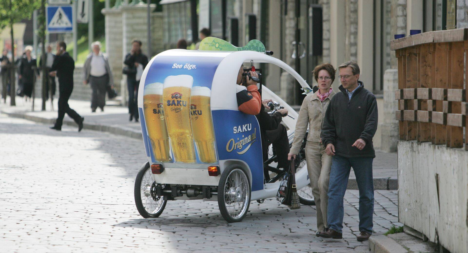 Velotaksodega on Talllinnas palju probleeme. (Pilt on illustreeriv.)