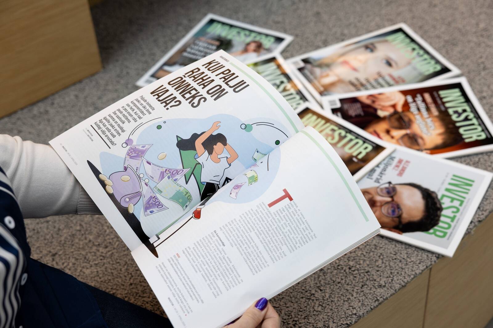 “Investori“ ajakirja kaanepersoonide lood on tõestuseks, et rikkaks saamiseks ja finantsvabaduse saavutamiseks on palju teid, mis nõuavad distsipliini, õppimisvalmidust, riskijuhtimist, pikaajalist vaadet ja sageli ka ettevõtlikkust.