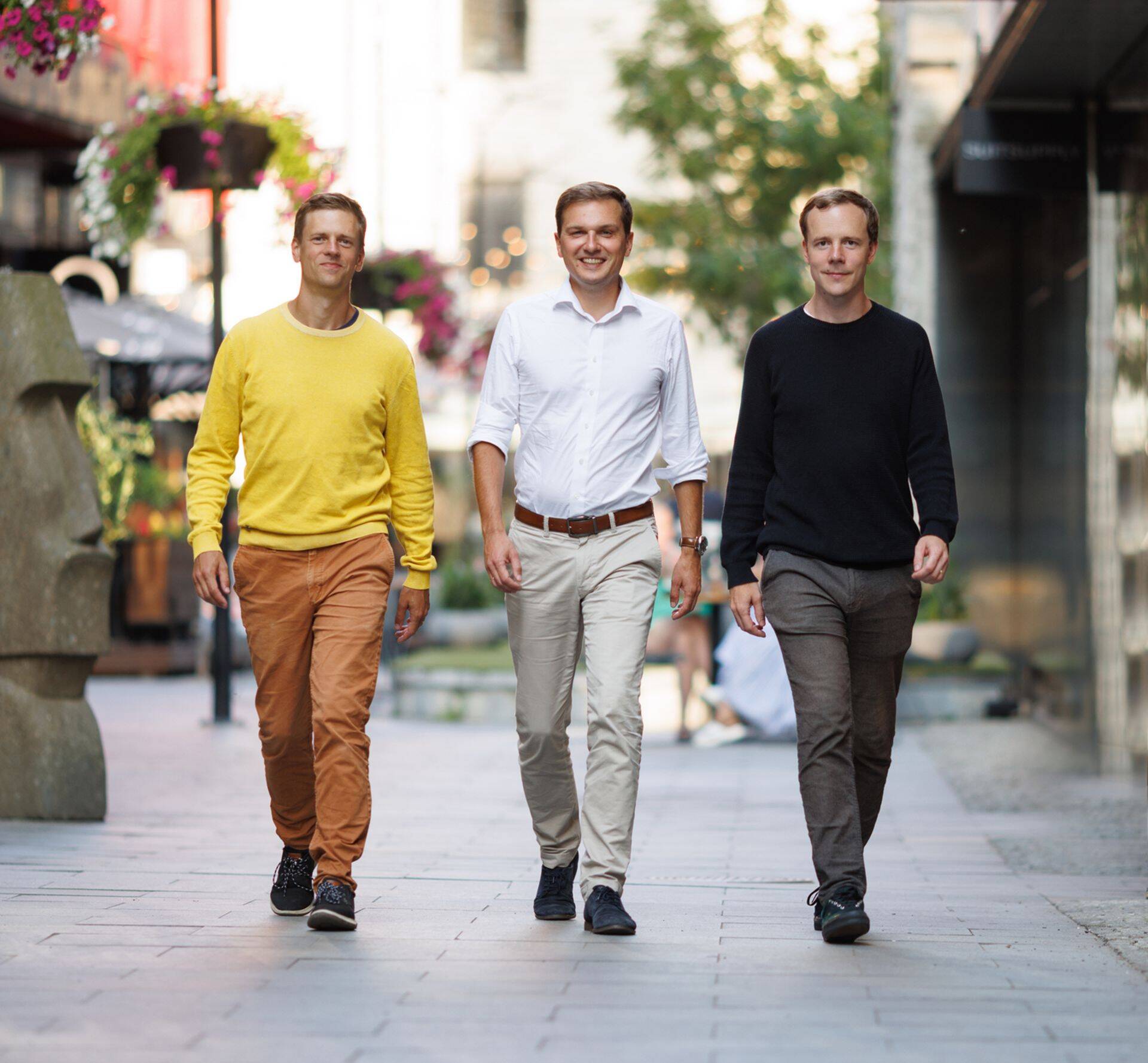 Pactumi asutajad Kaspar Korjus, Martin Rand ja Kristjan Korjus