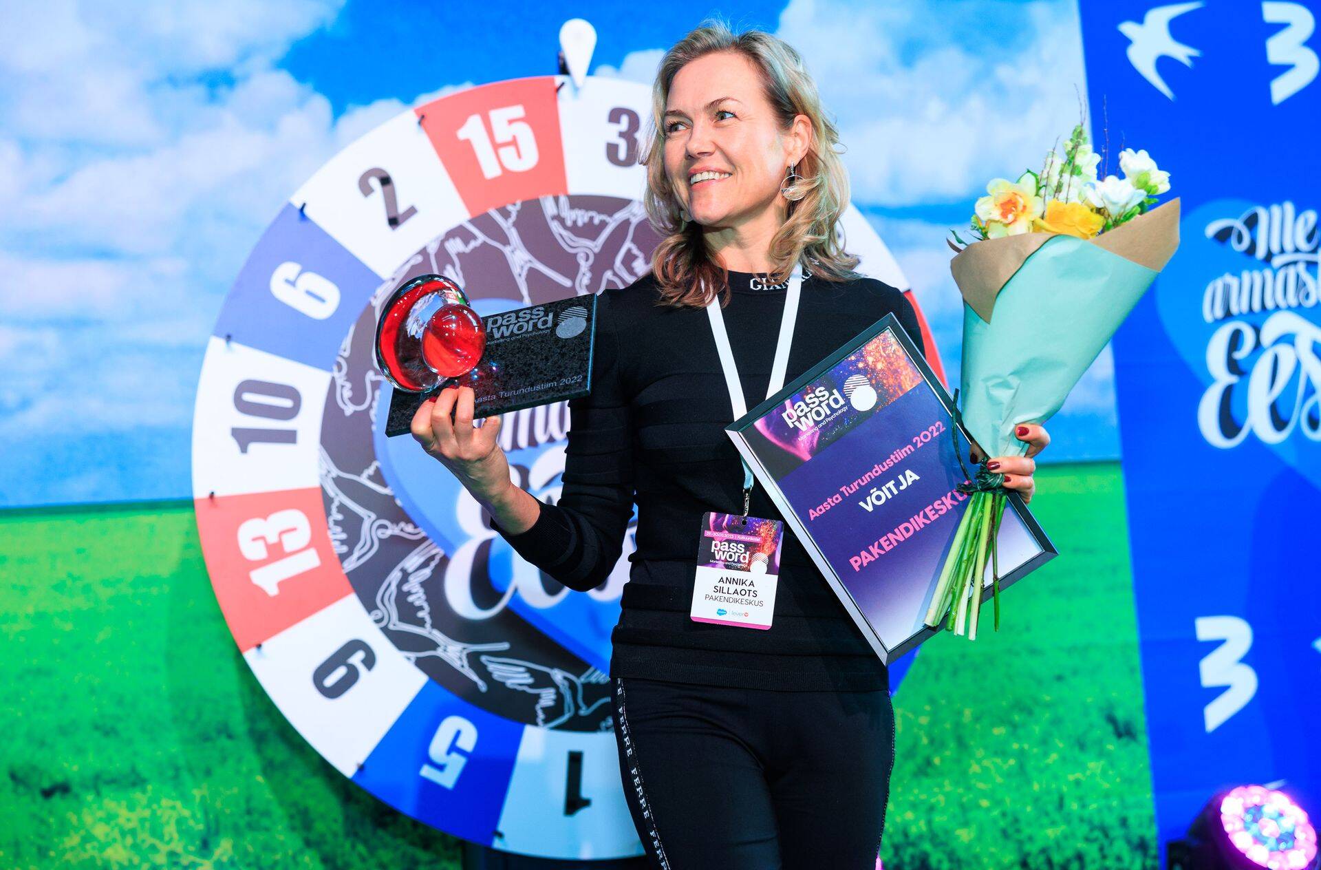 Aasta Turundustiim 2022 võitja Pakendikeskuse turundusjuht Annika Sillaots.