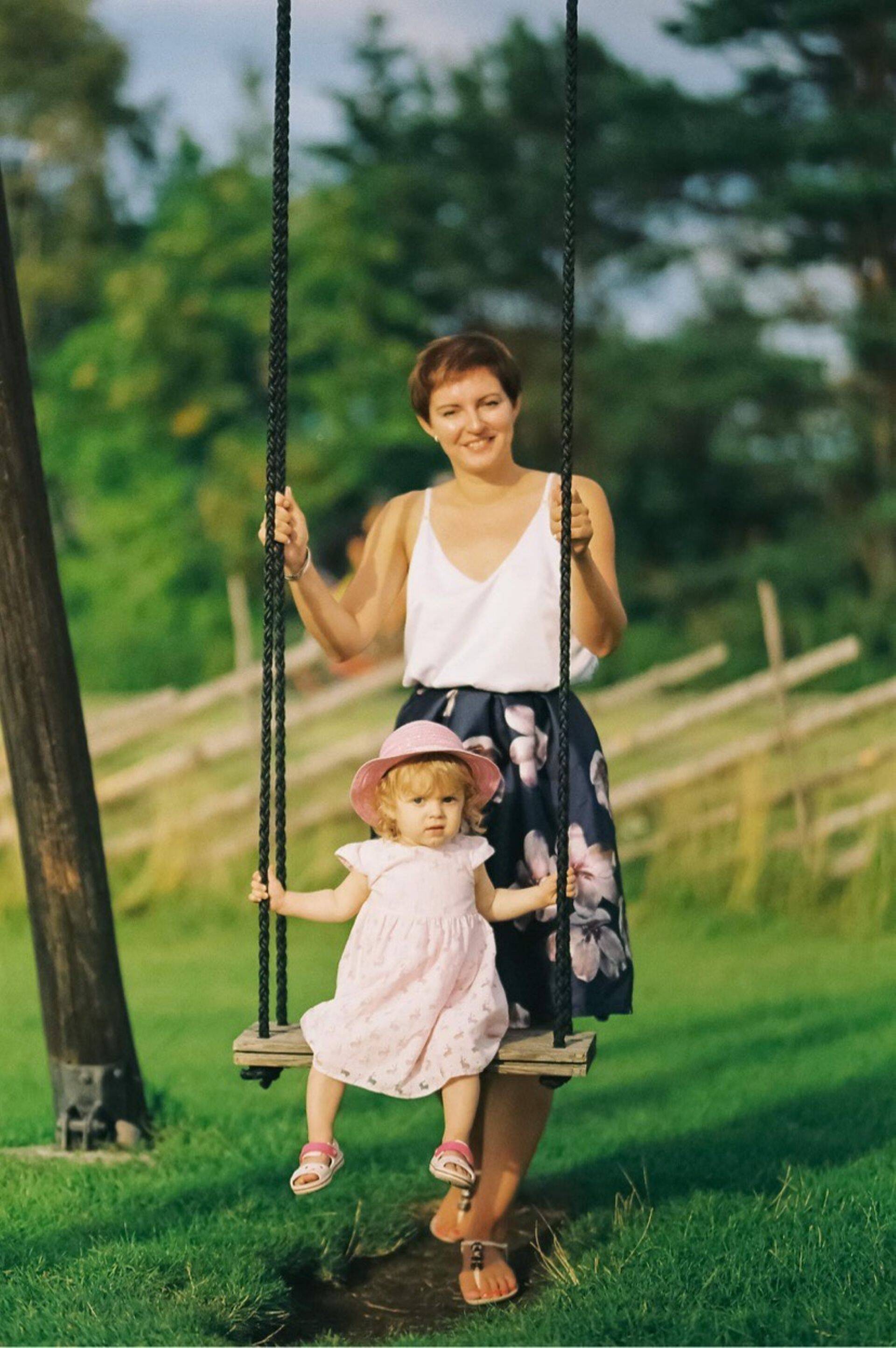 Екатерина Пиунова с дочерью Викторией