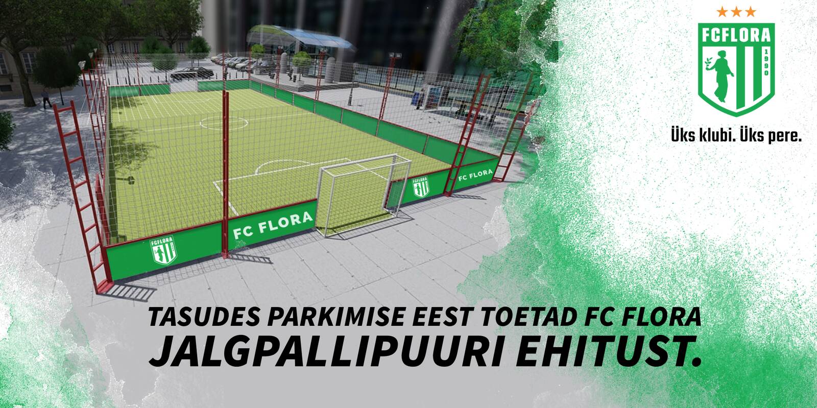 Selline saab olema Linnu teele rajatav väljak.