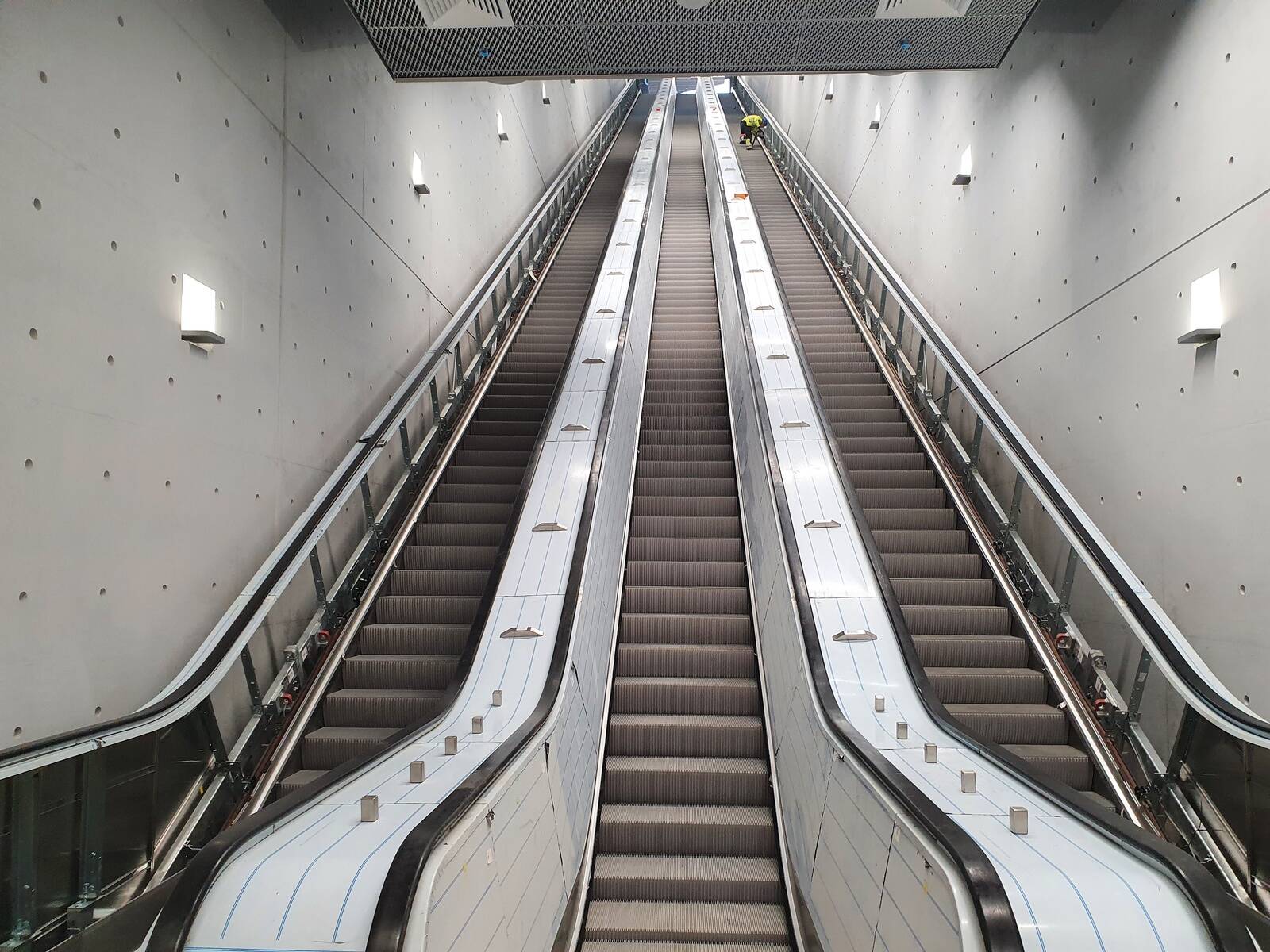 Soome pikimad eskalaatorid asuvad Finnoo metroojaamas. Pilt: Länsimetro
