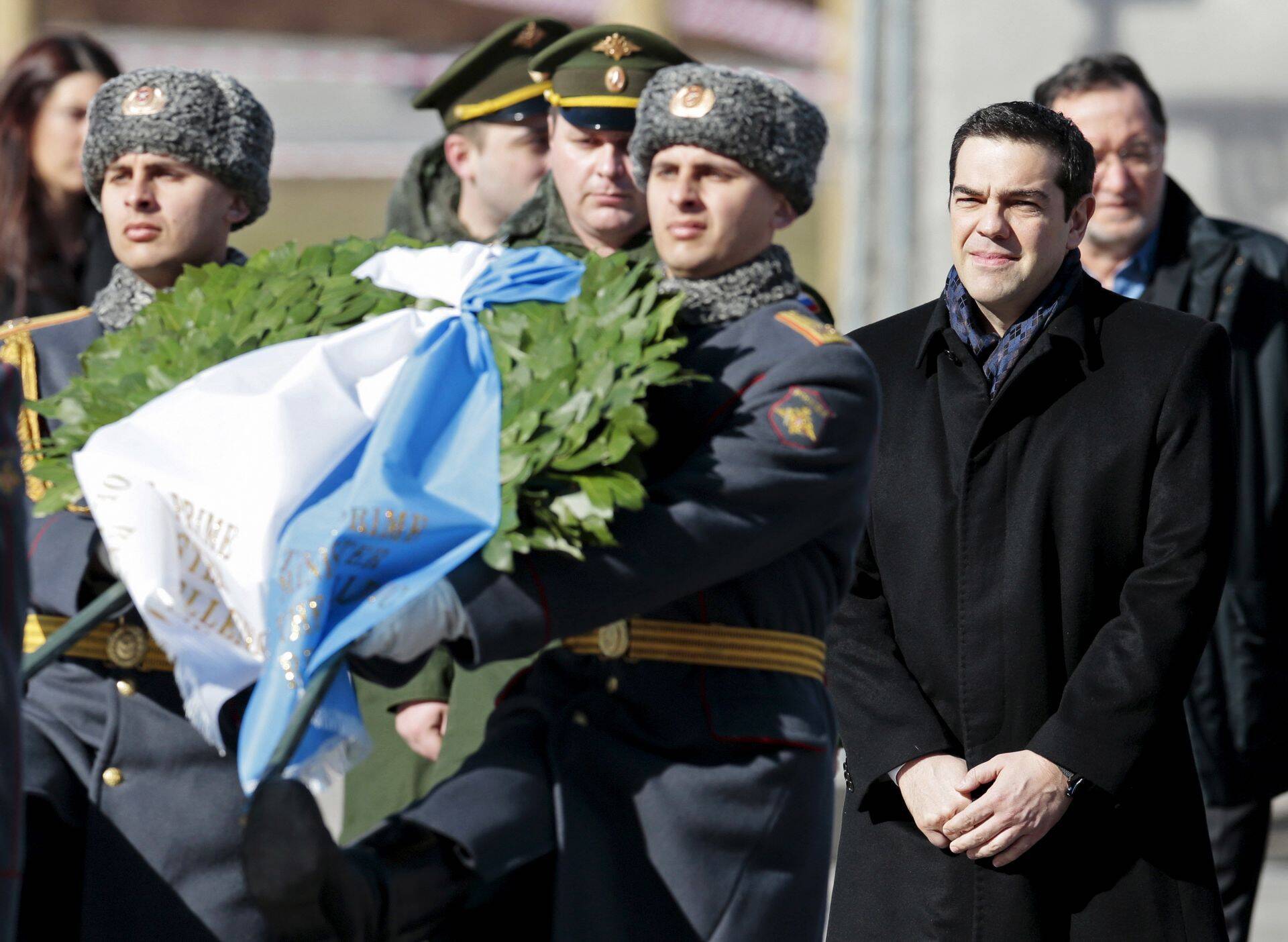 Kreeka peaminister Alexis Tsipas Moskvas