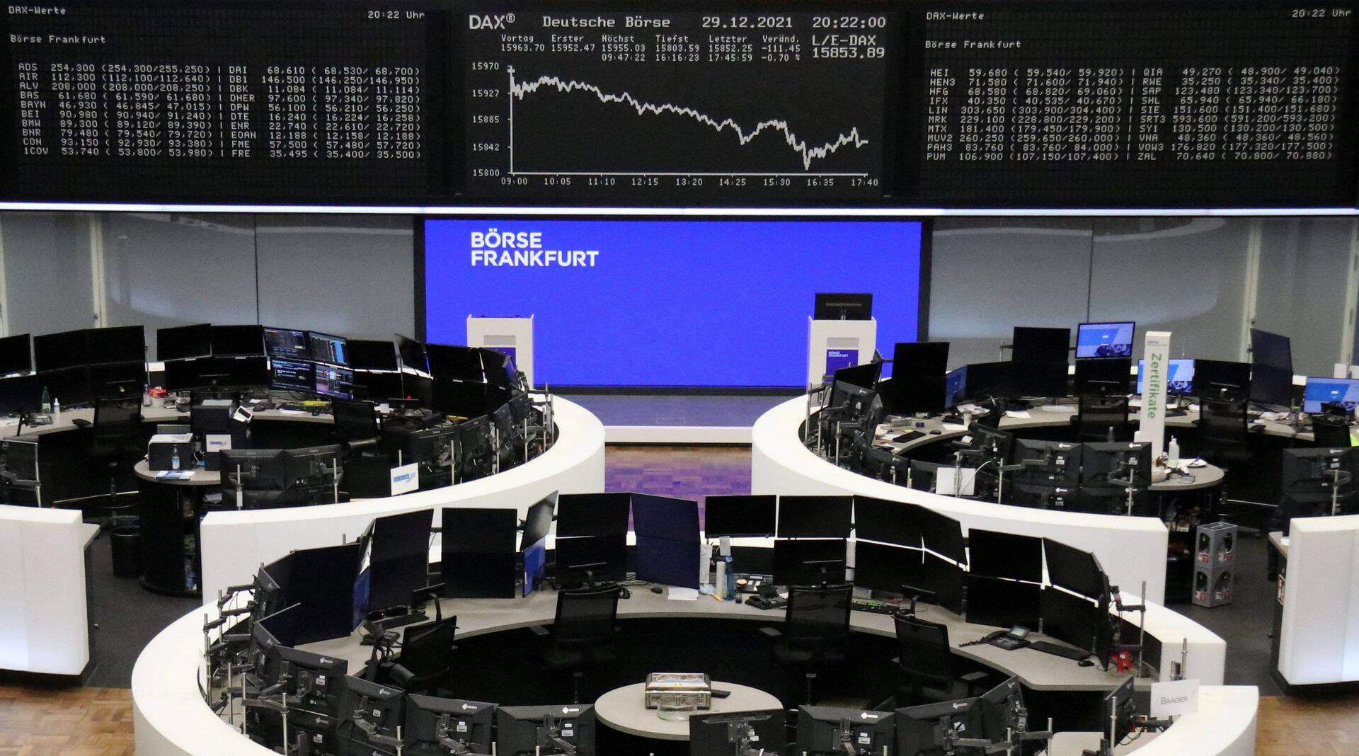 Euroopa aktsiabörse suunavad langusele poliitilised pinged Ukrainas.