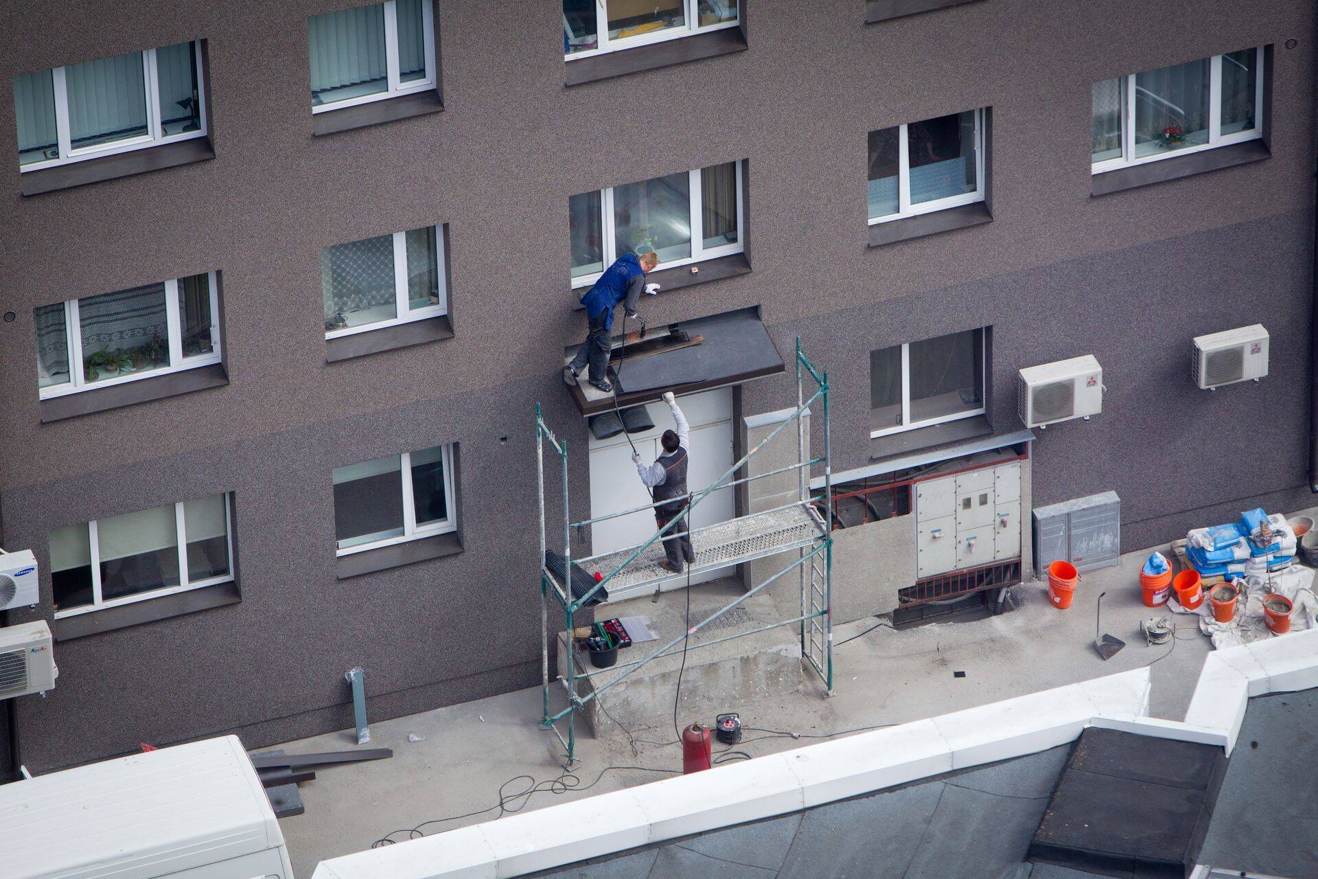 Kortermaja remont Tallinna kesklinnas.