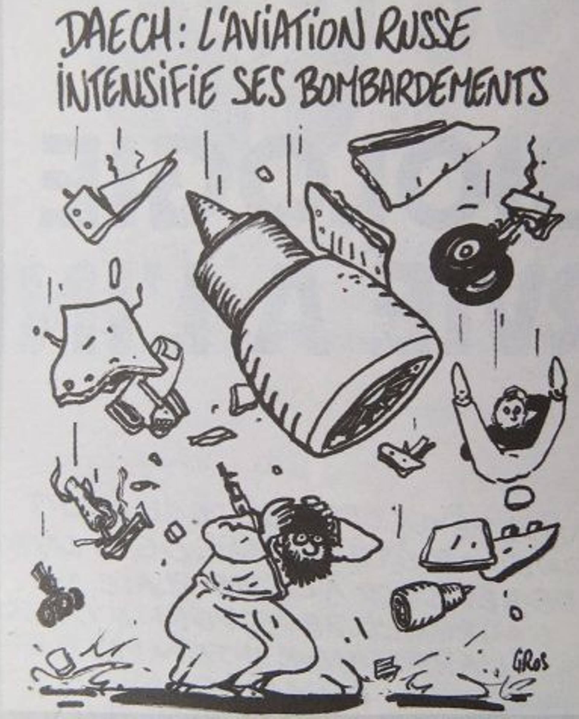 Charlie Hebdo tegi nalja Vene reisilennuki hukkumise üle.