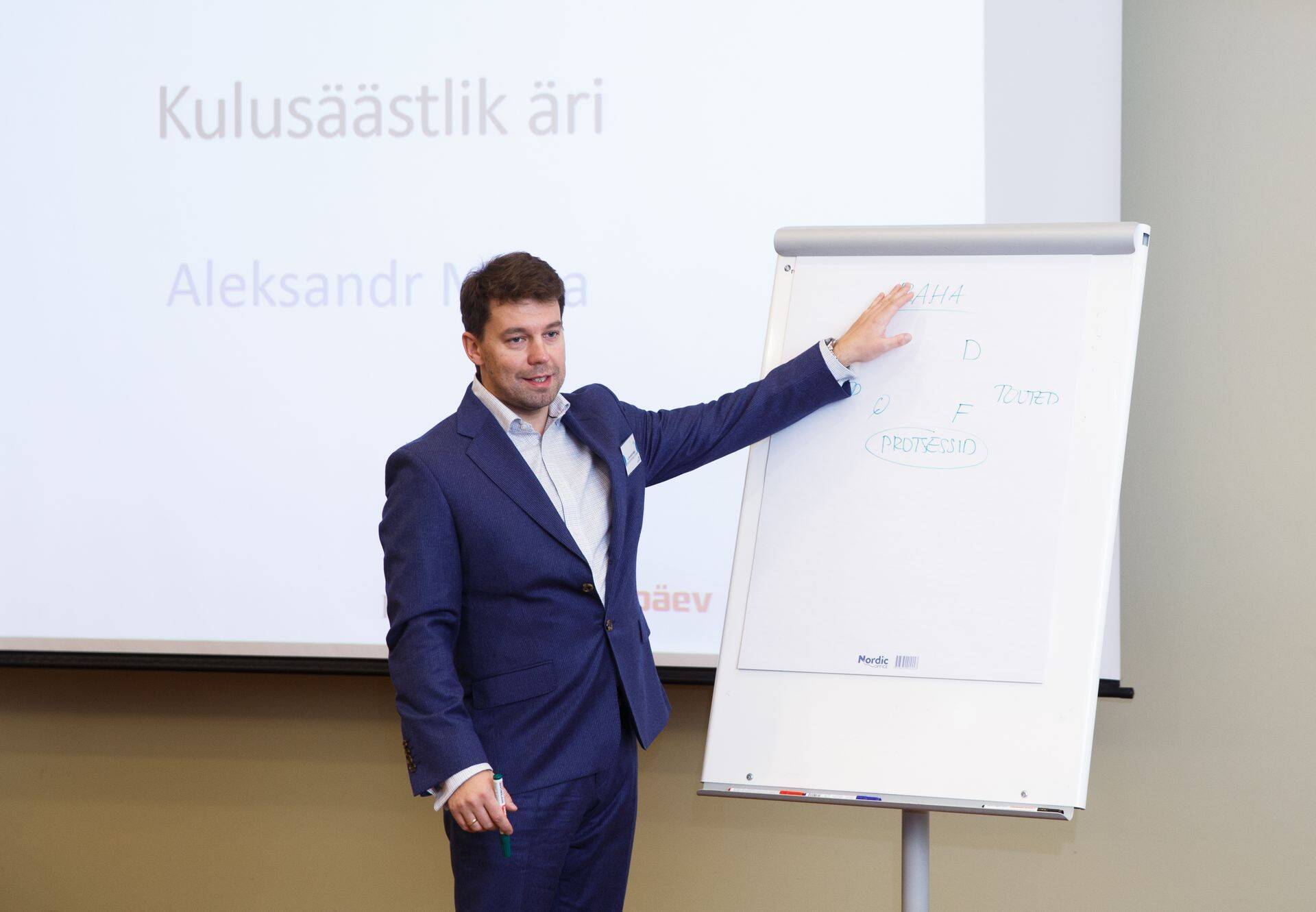 MTÜ Lean Enterprise Estonia partner ja konsultant Aleksandr Miina.