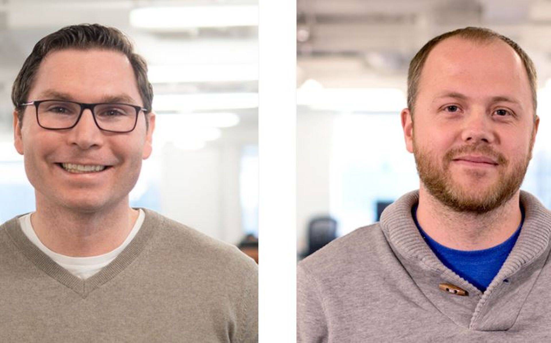 ID.me kaasasutajad, tegevjuht Blake Hall ja tehnoloogiajuht Tanel Suurhans.