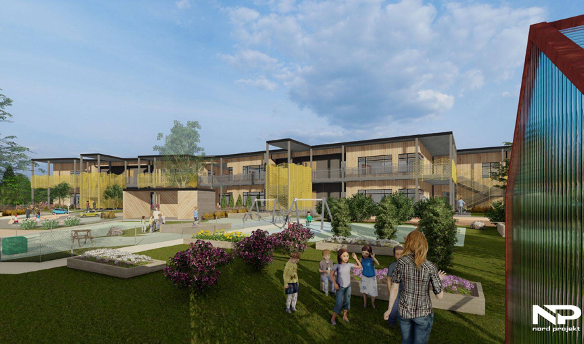 Merivälja uus lasteaed.
