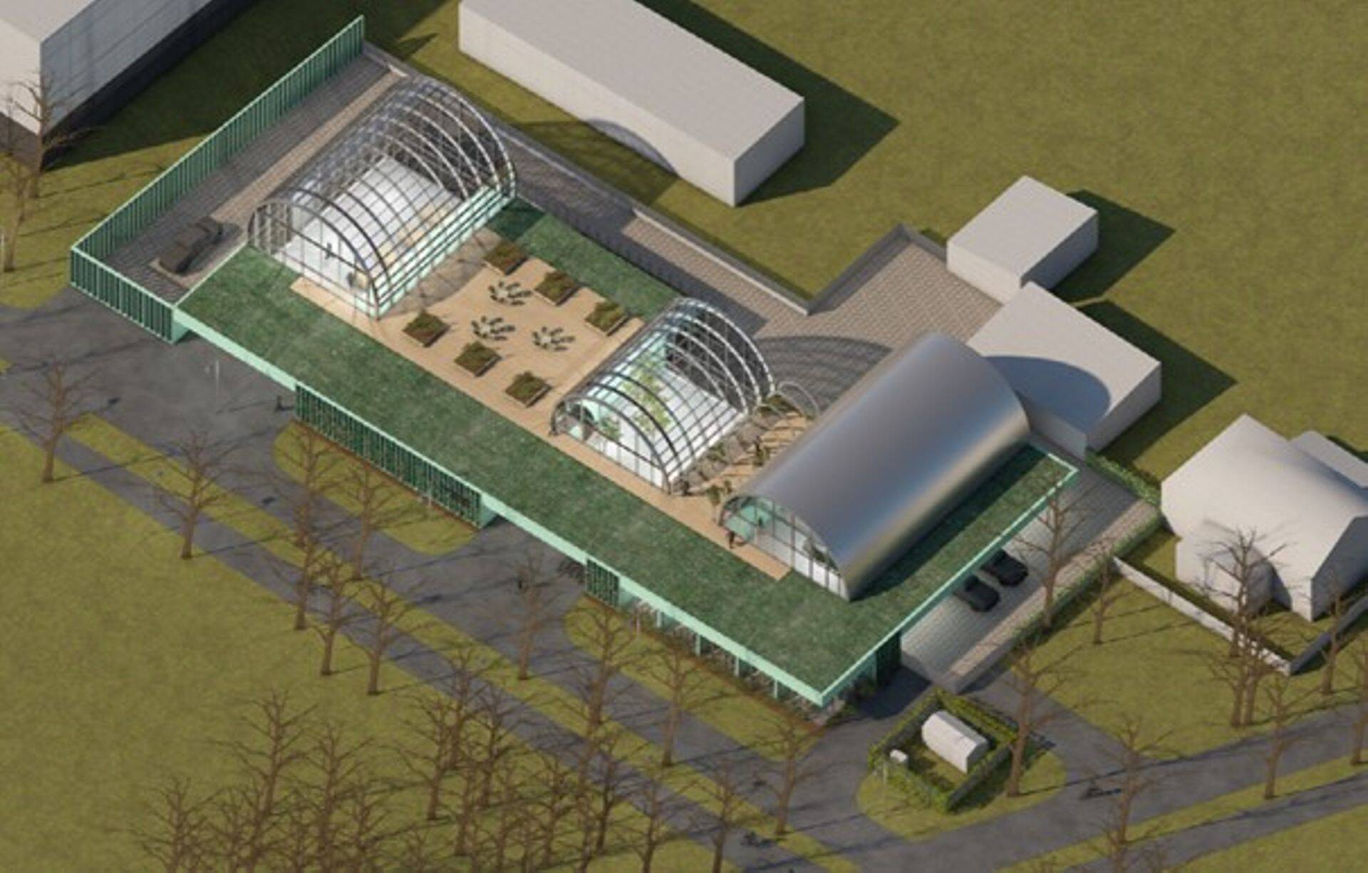 Uus oranžerii (Visioon: KARISMA Arhitektid OÜ)