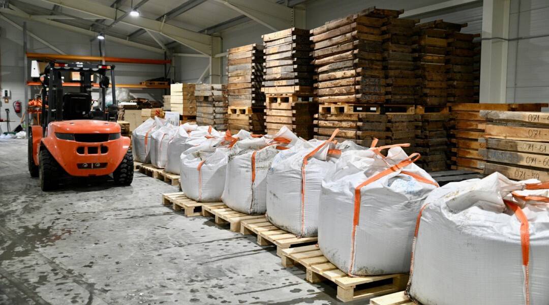 Aru-Lõuna uuringuala fosforiit Arbavere hoidlas.