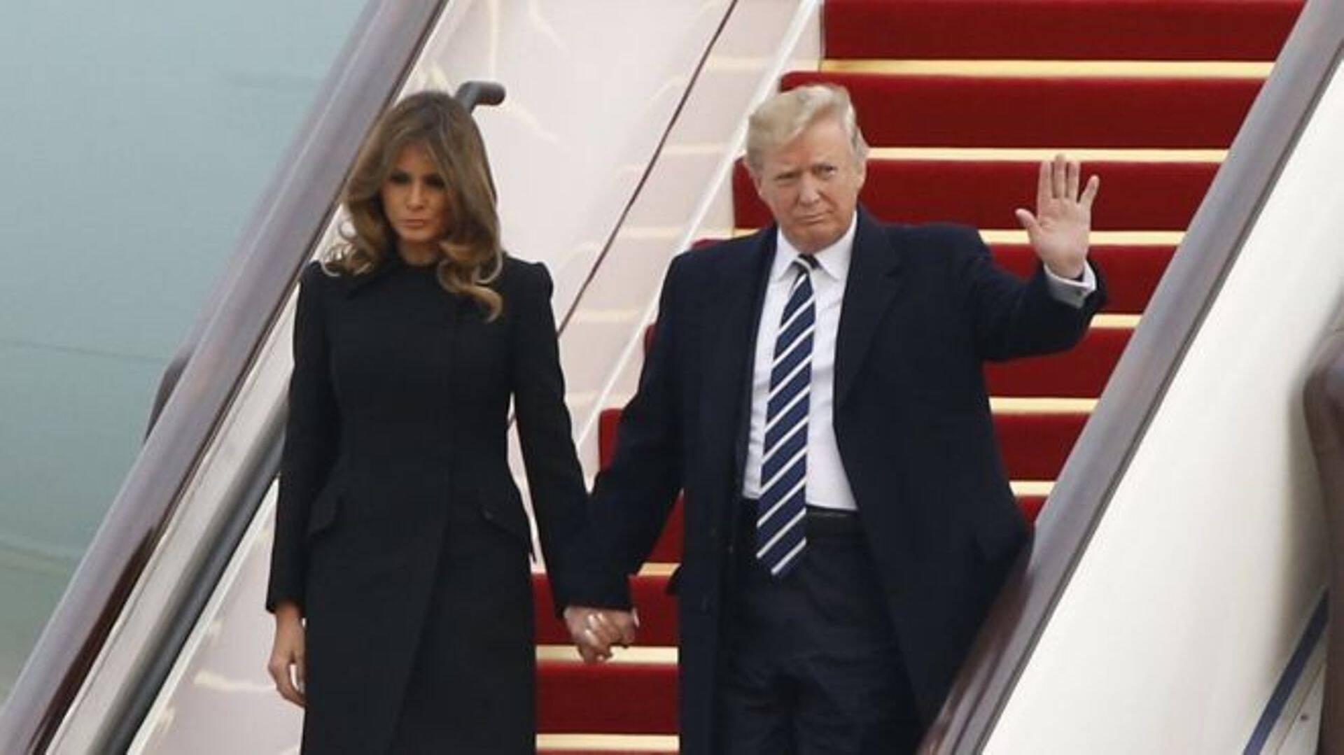 Дональд Трамп с супругой Меланией прибыли в Китай из Южной Кореи