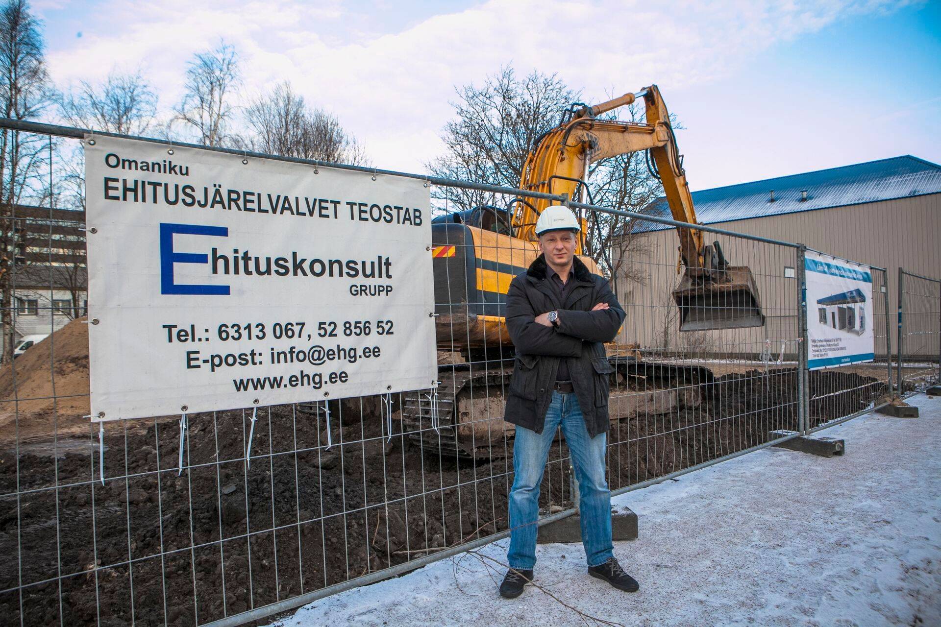 Ehituskonsult Grupi juhataja Anton Slepuhhin.