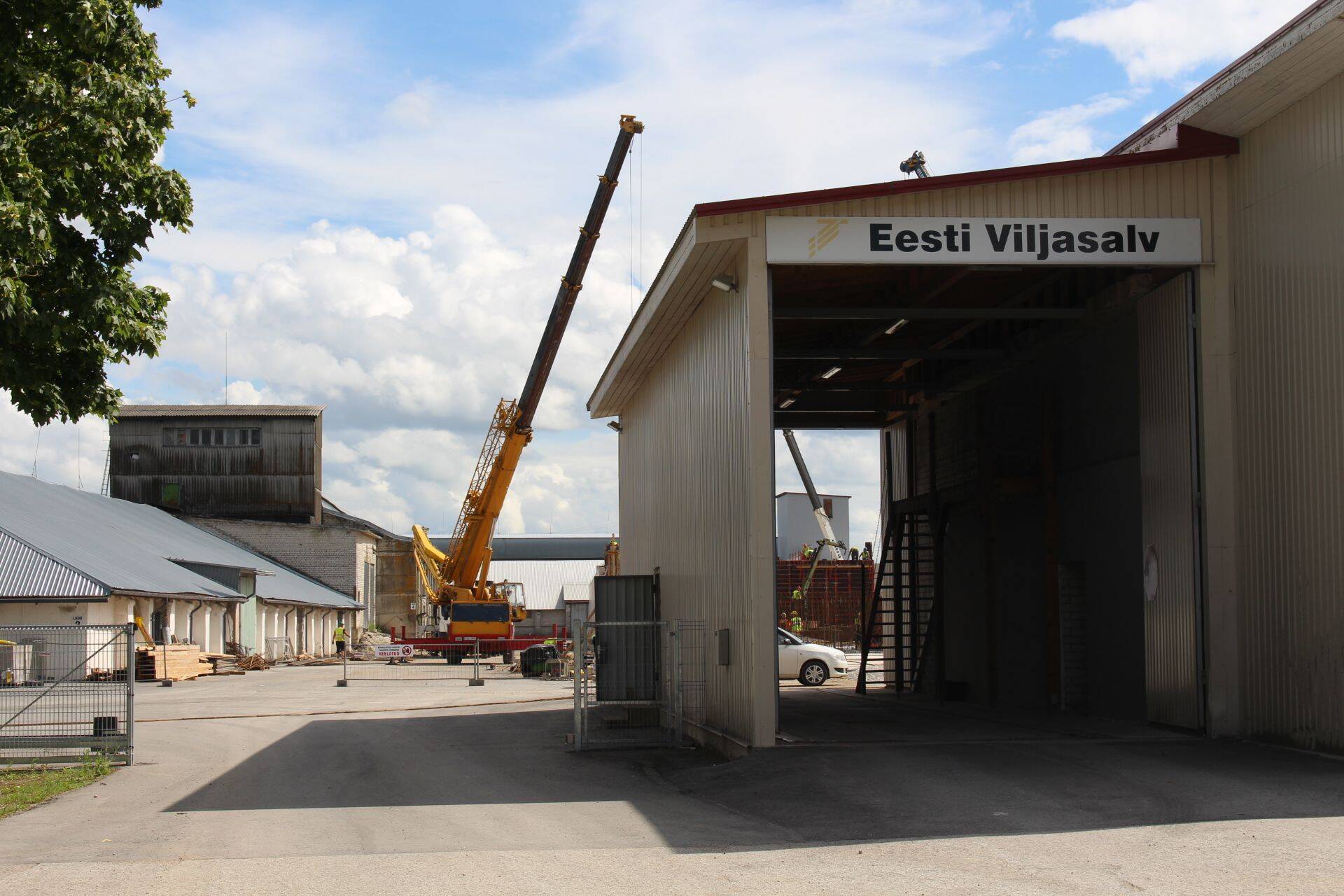 Suvel valmis Jõgeval uus viljaladu.