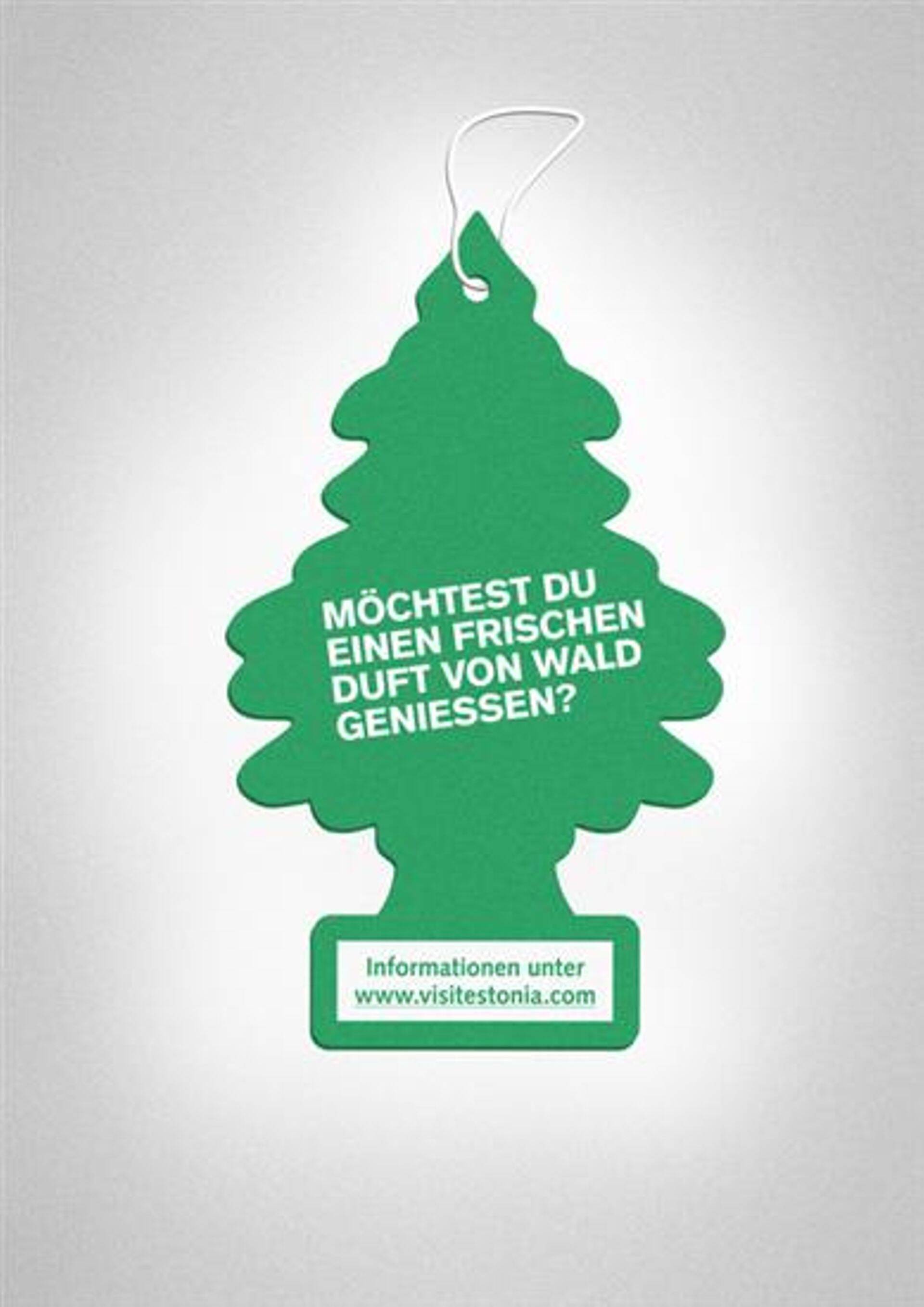 Saksamaa sihtturul laiali saadetud kuusk pakkus lisaks imalale odöörile välja ka päästva lahenduse – tuleb sõita Eestisse, kus saab kopsudesse tõmmata tõelist ja värsket metsaõhku.