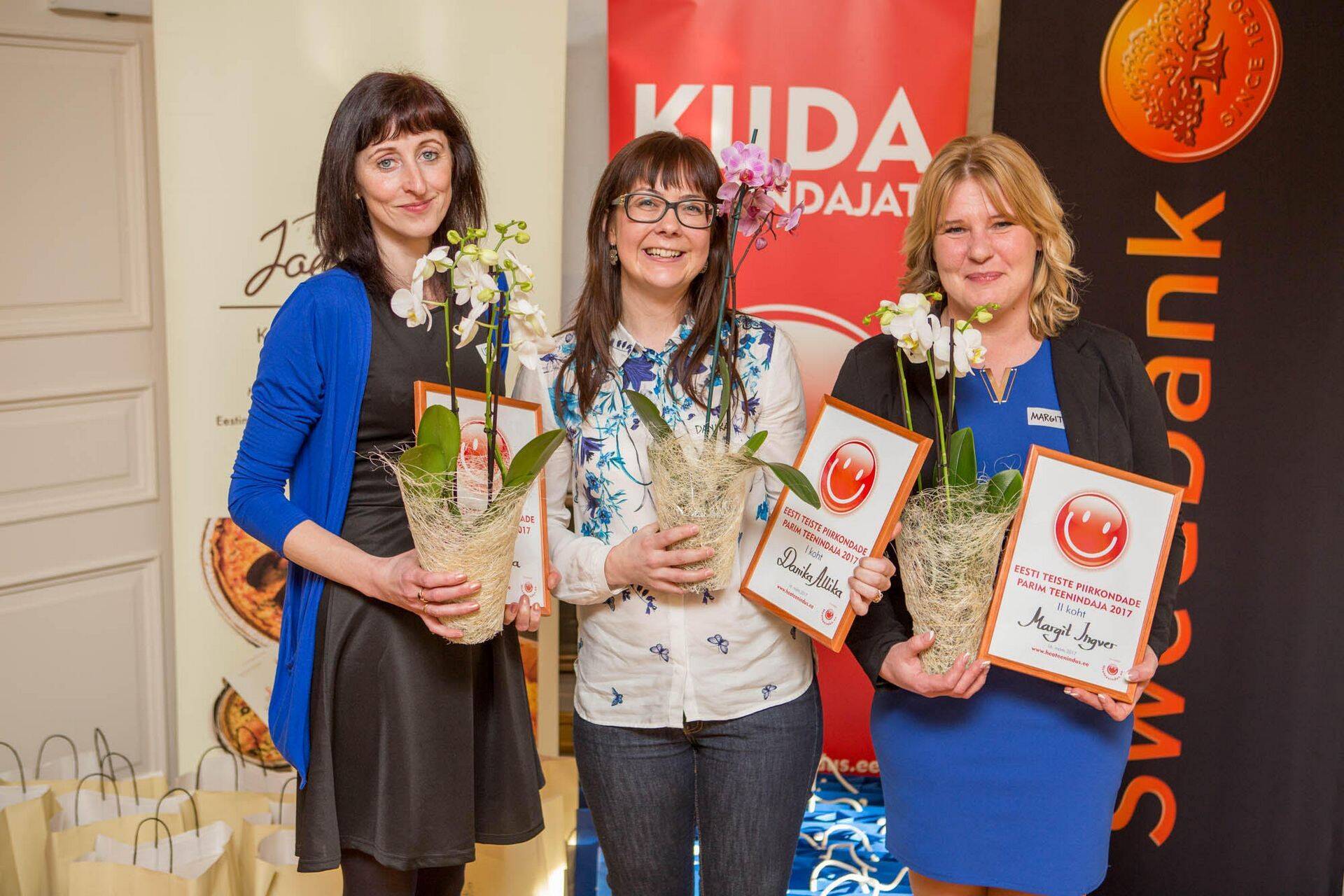 Eesti teiste piirkondade parimad teenindajad 2017