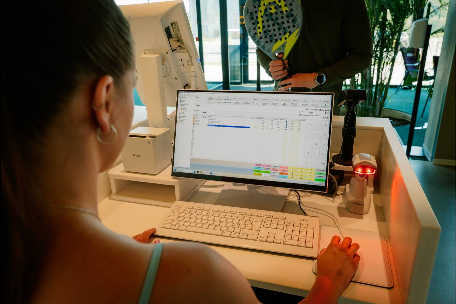 NOOM kassasüsteem NET Spordihallis