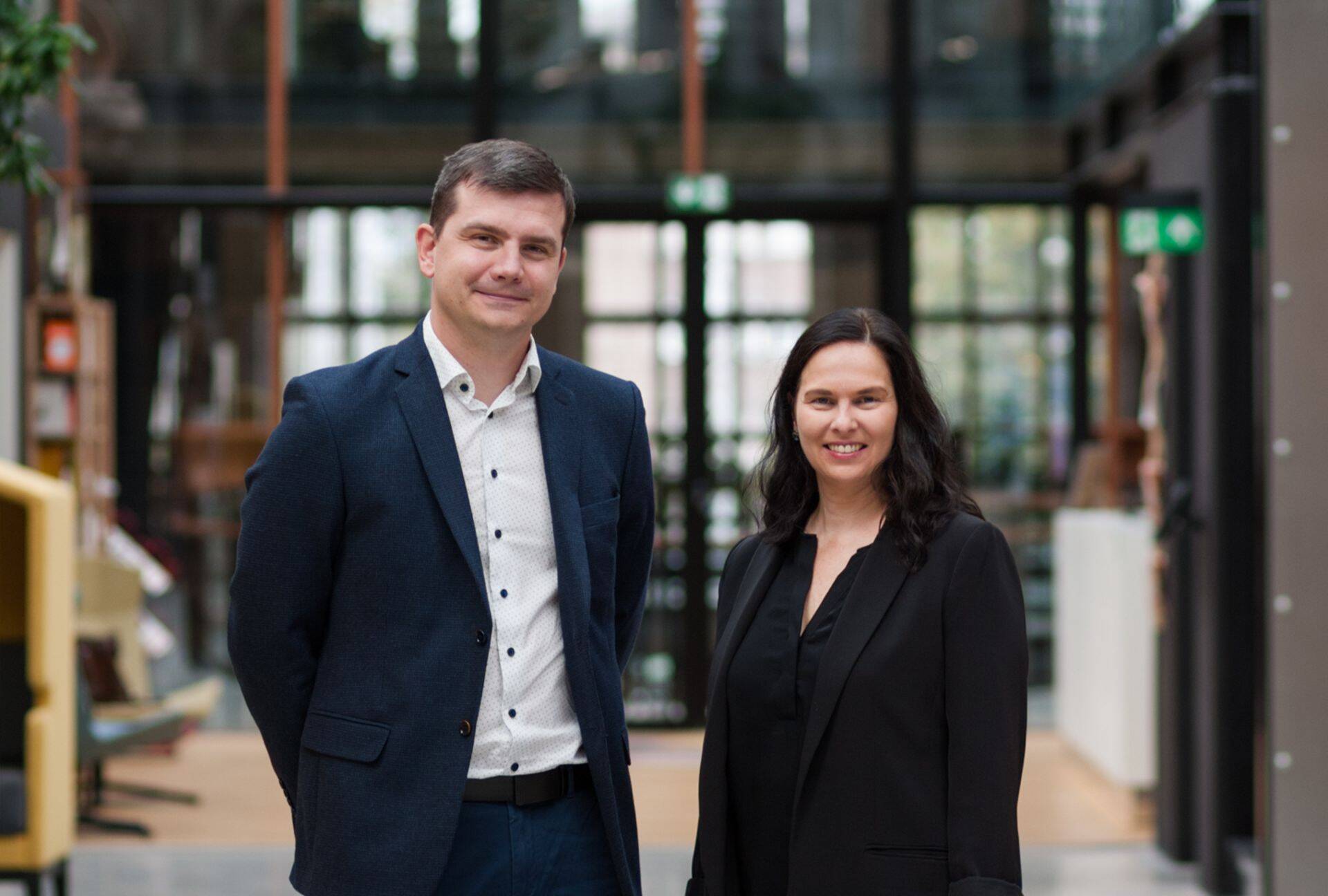 Alexela juhatuse liige ja finantsjuht Karmo Piikmann ning personalijuht Katrin Püks