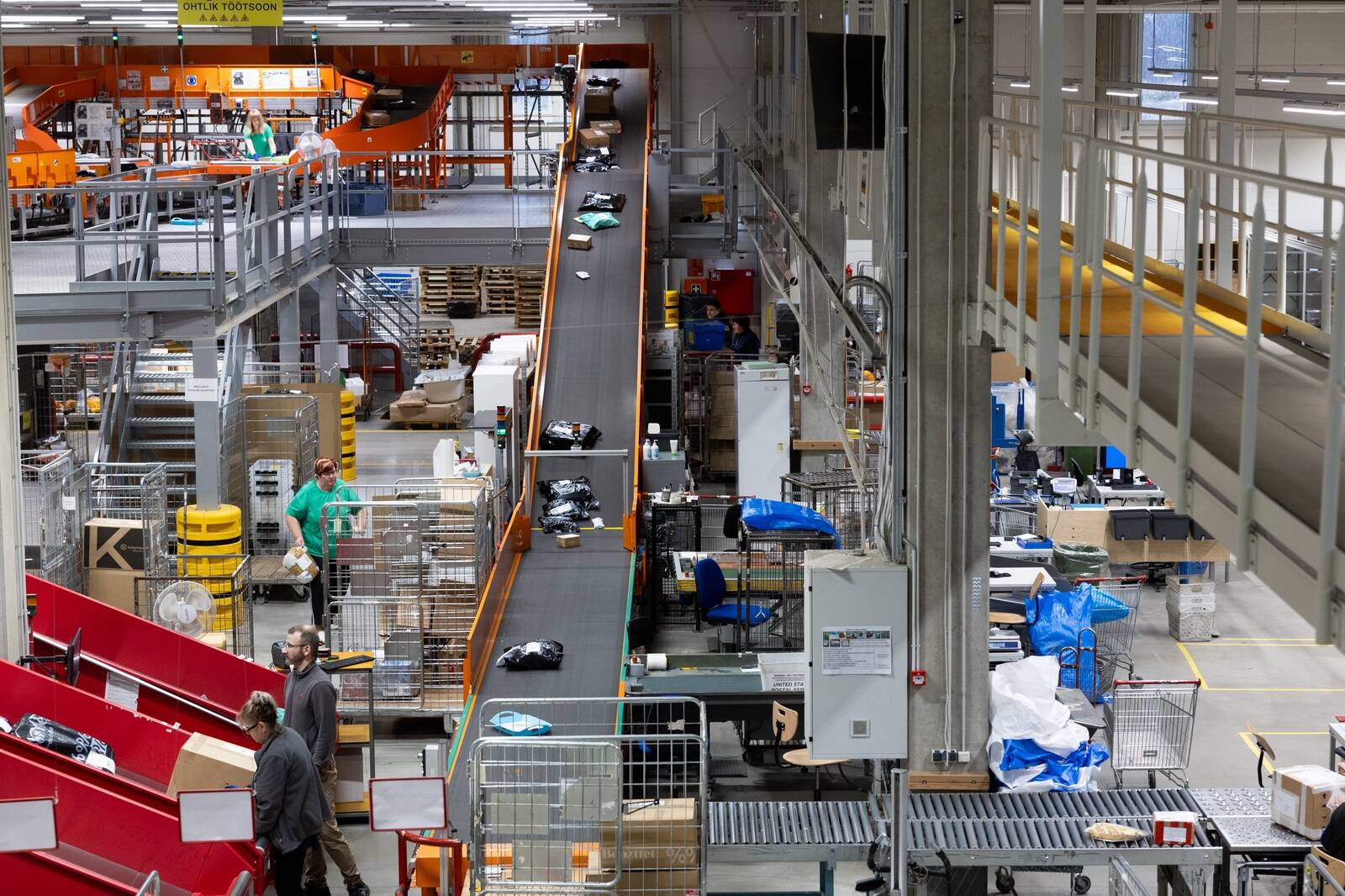 Omniva sorteerimiskeskus.