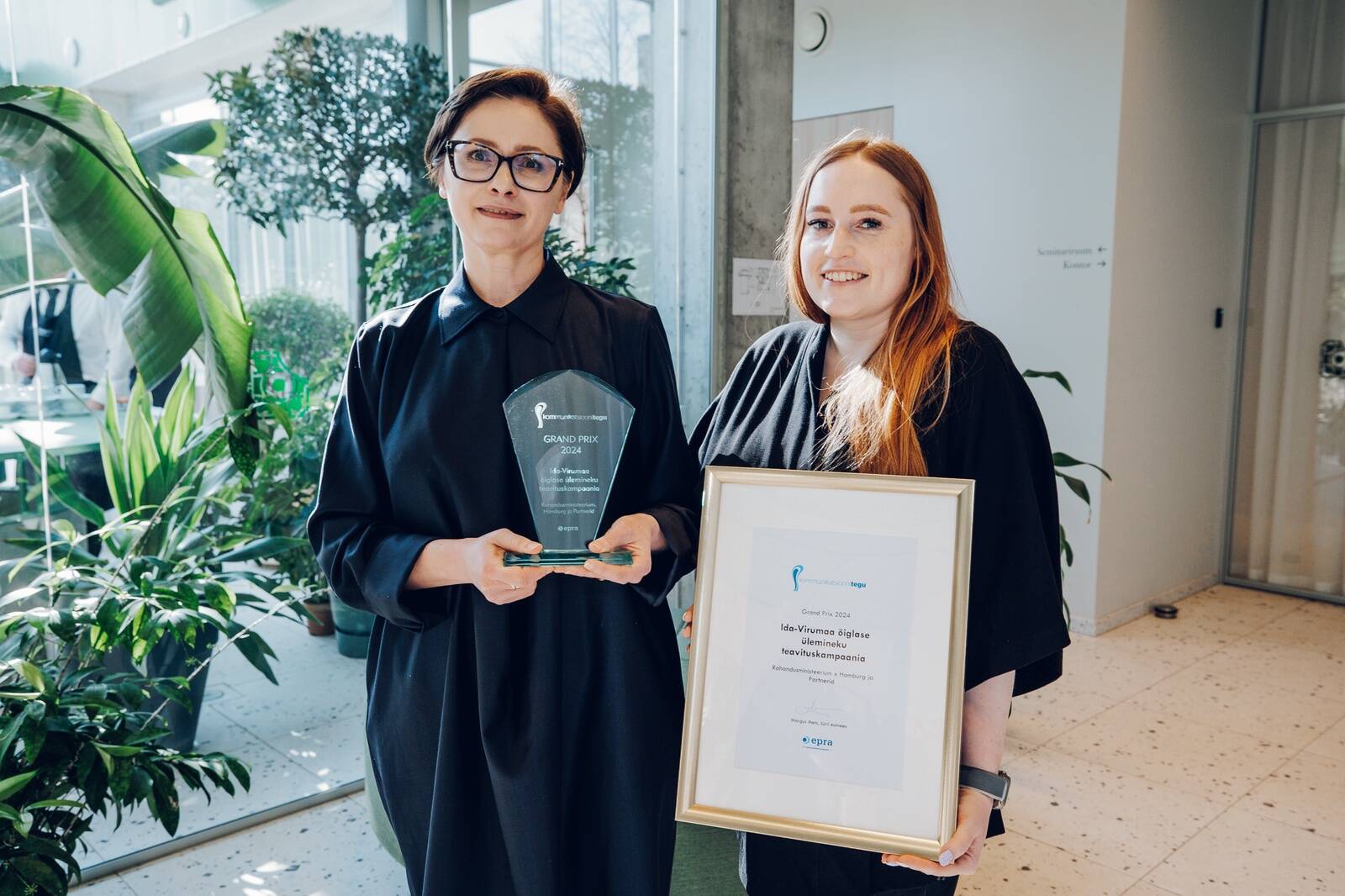 Aasa Kommunikatsiooniteo Grand Prix pälvis Hamburg ja Partnerid ning Rahandusministeeriumi töö „Ida-Virumaa õiglase ülemineku teavituskampaania“