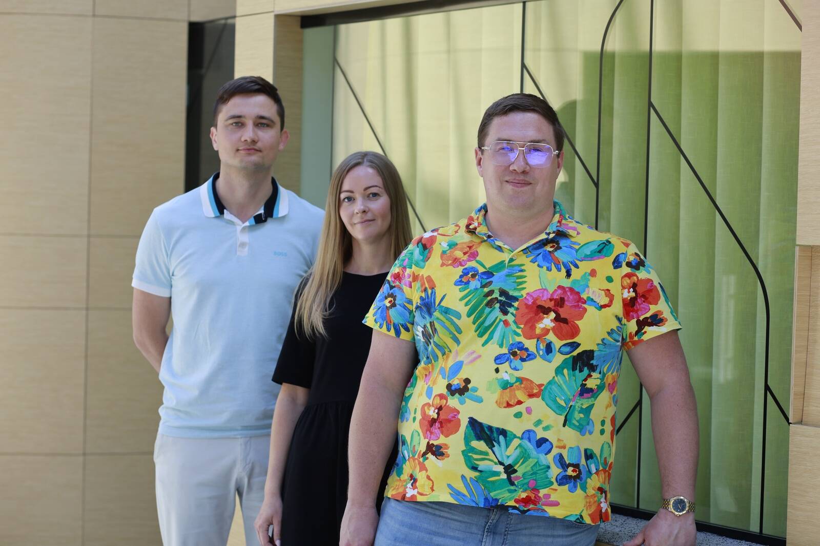Vasakult: Aldo Vassar, Eve Noormägi ja Keijo Lindeberg