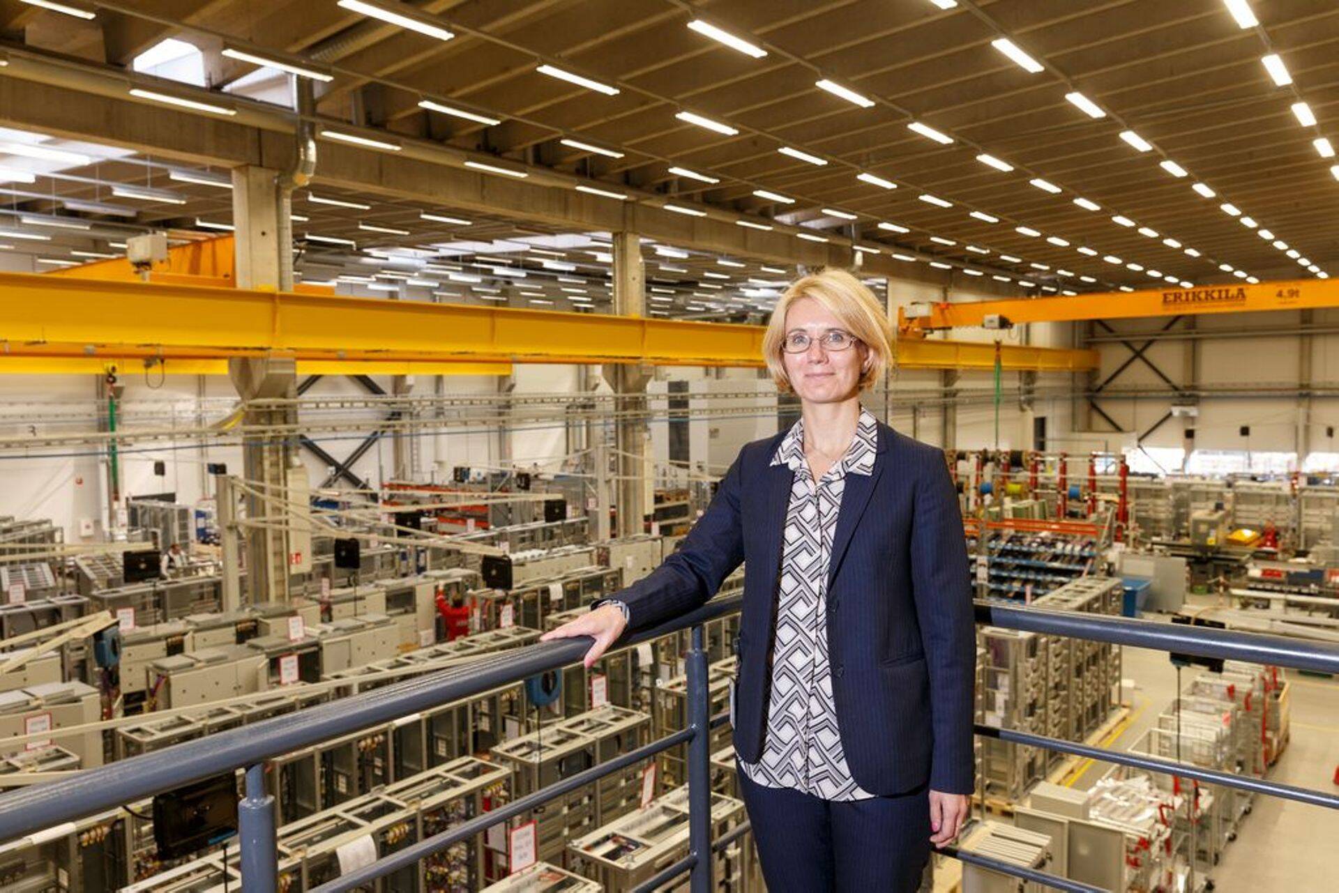 ABB Balti riikide juht Agnes Hansen ABB peakorteris Jüris