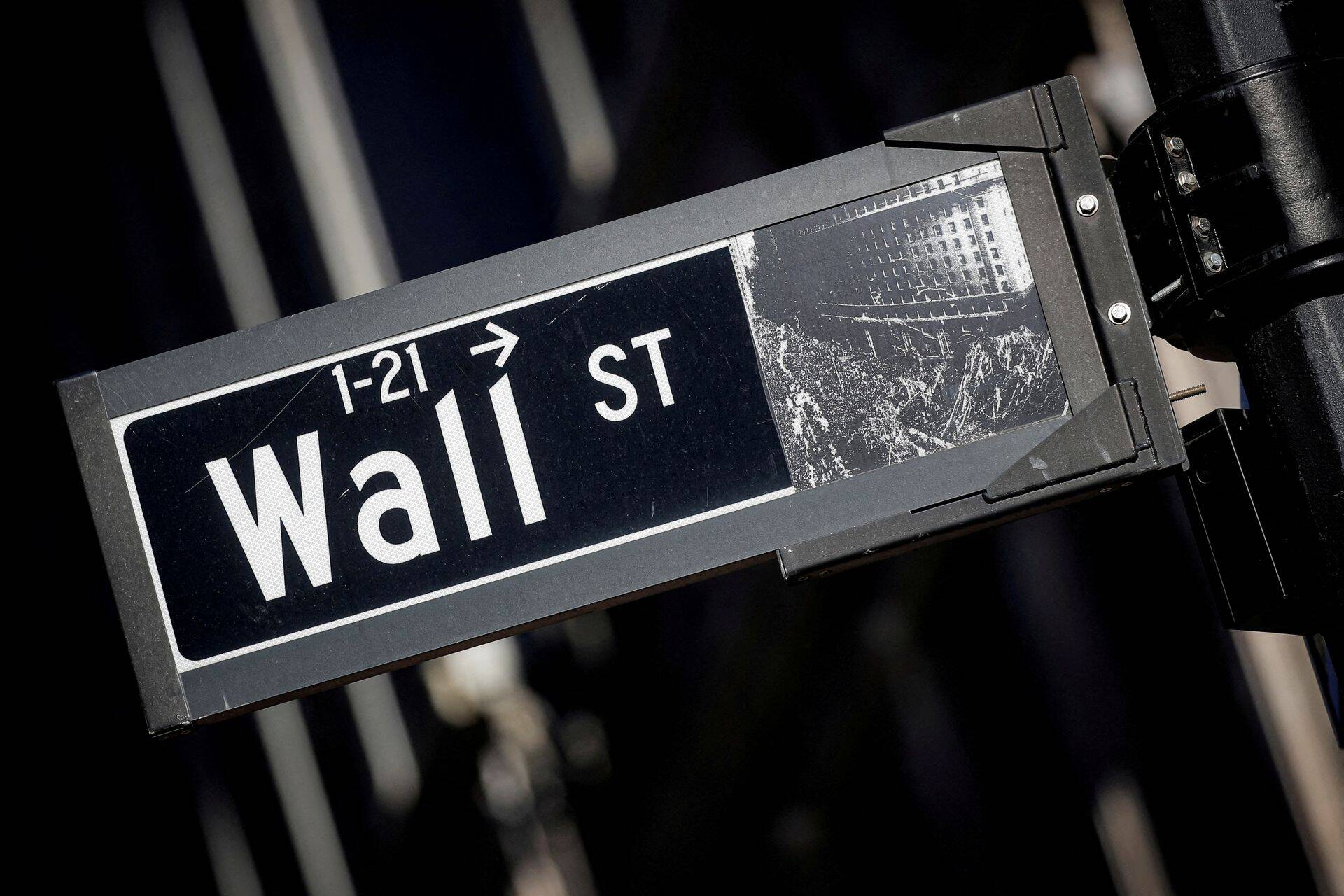 Wall Streeti tänavasilt.