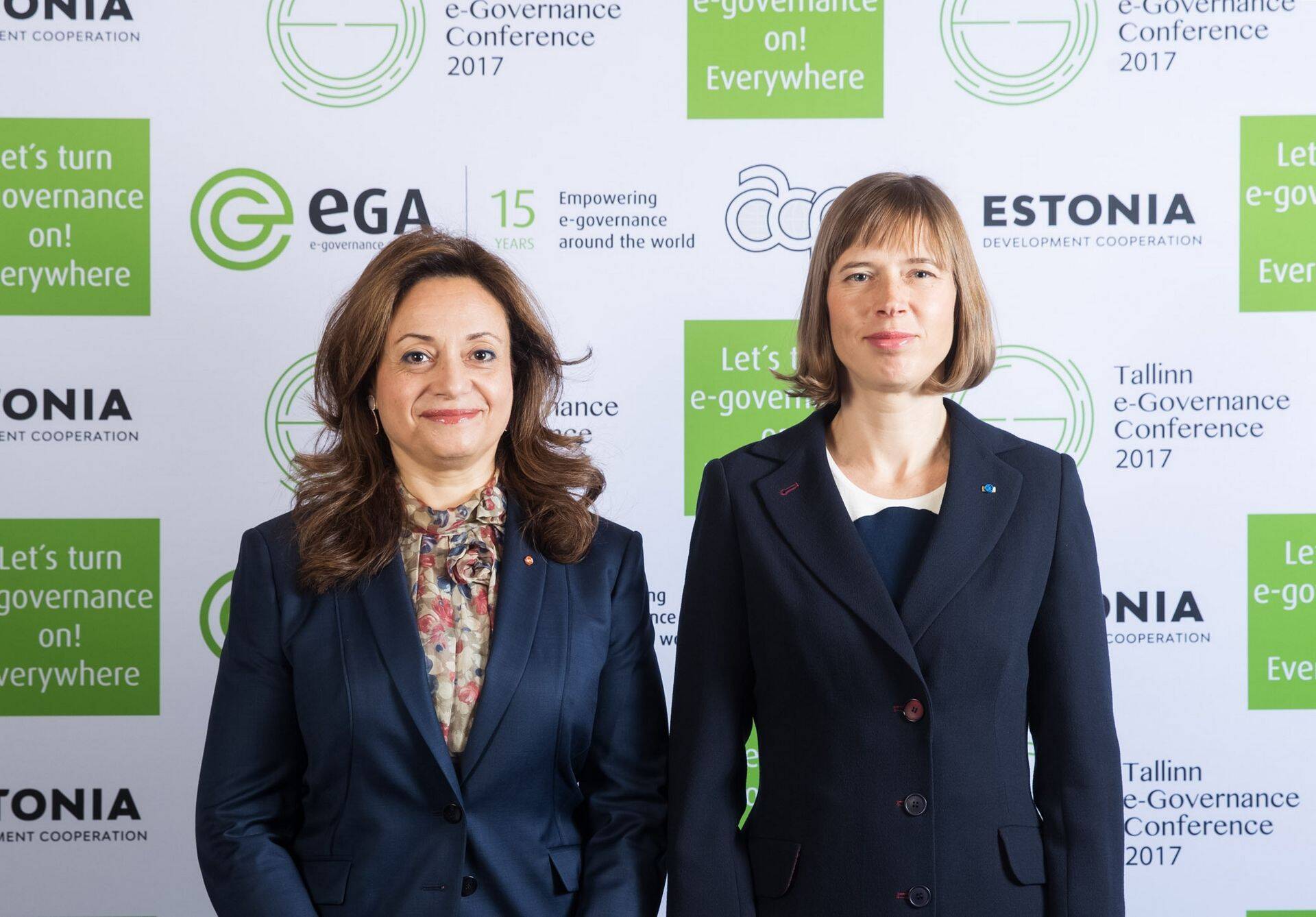 Amani Abou-Zeid ja presinent Kersti Kaljulaid