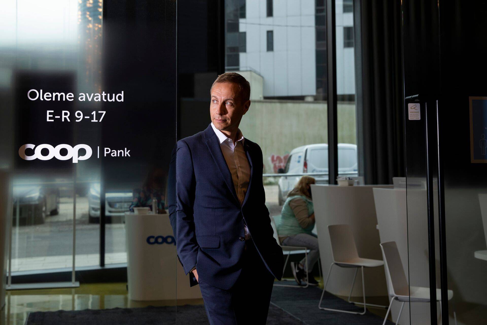 Акции Coop Pank в январе выросли на 18%. На фотографии глава банка Маргус Ринк.