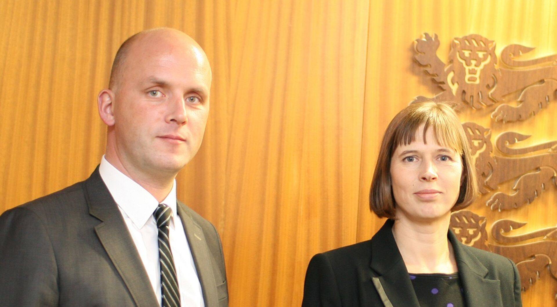 Taimar Peterkop ja Kersti Kaljulaid
