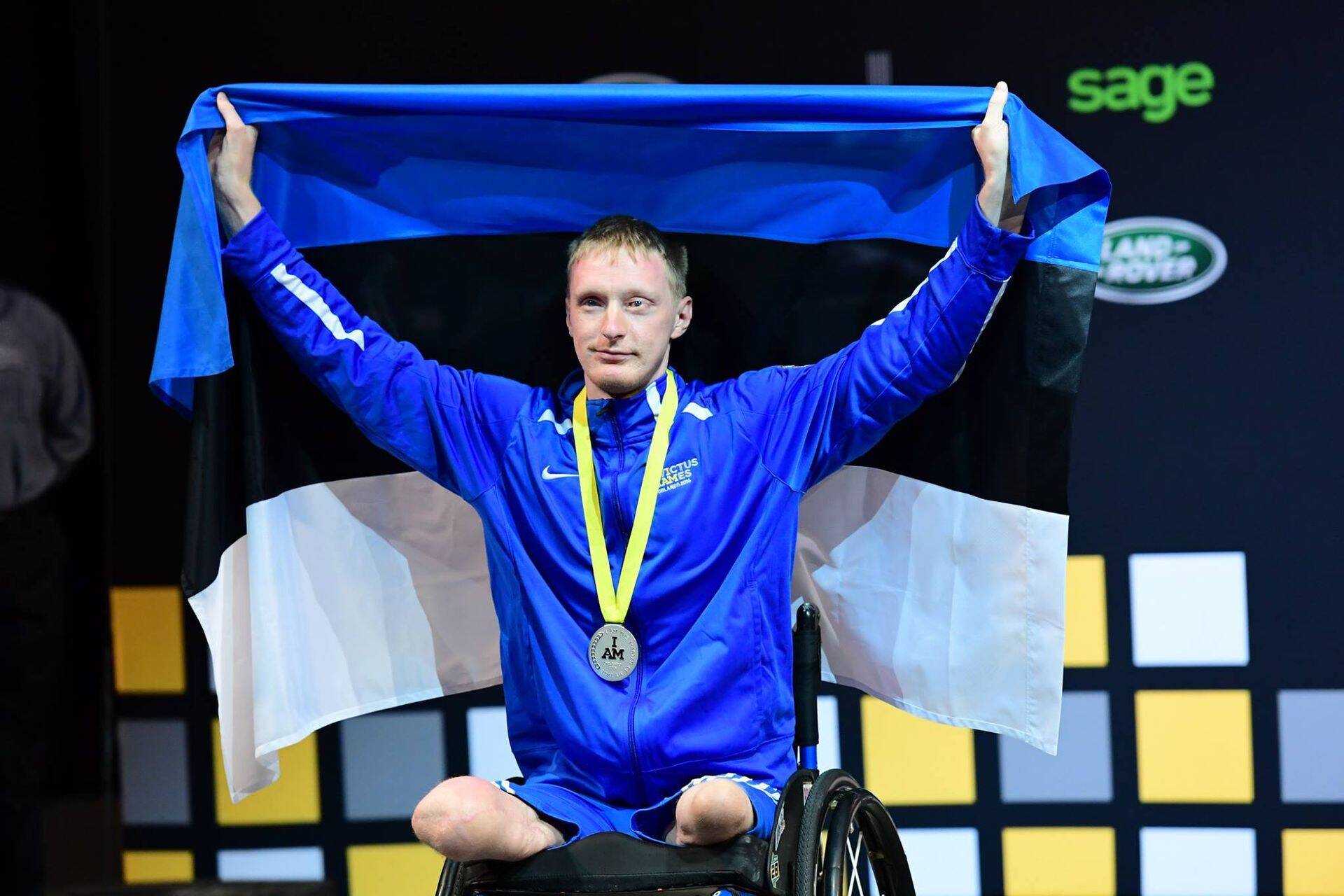 Raigo Roots 2016. aasta Invictus Gamesi medalivõitjana.