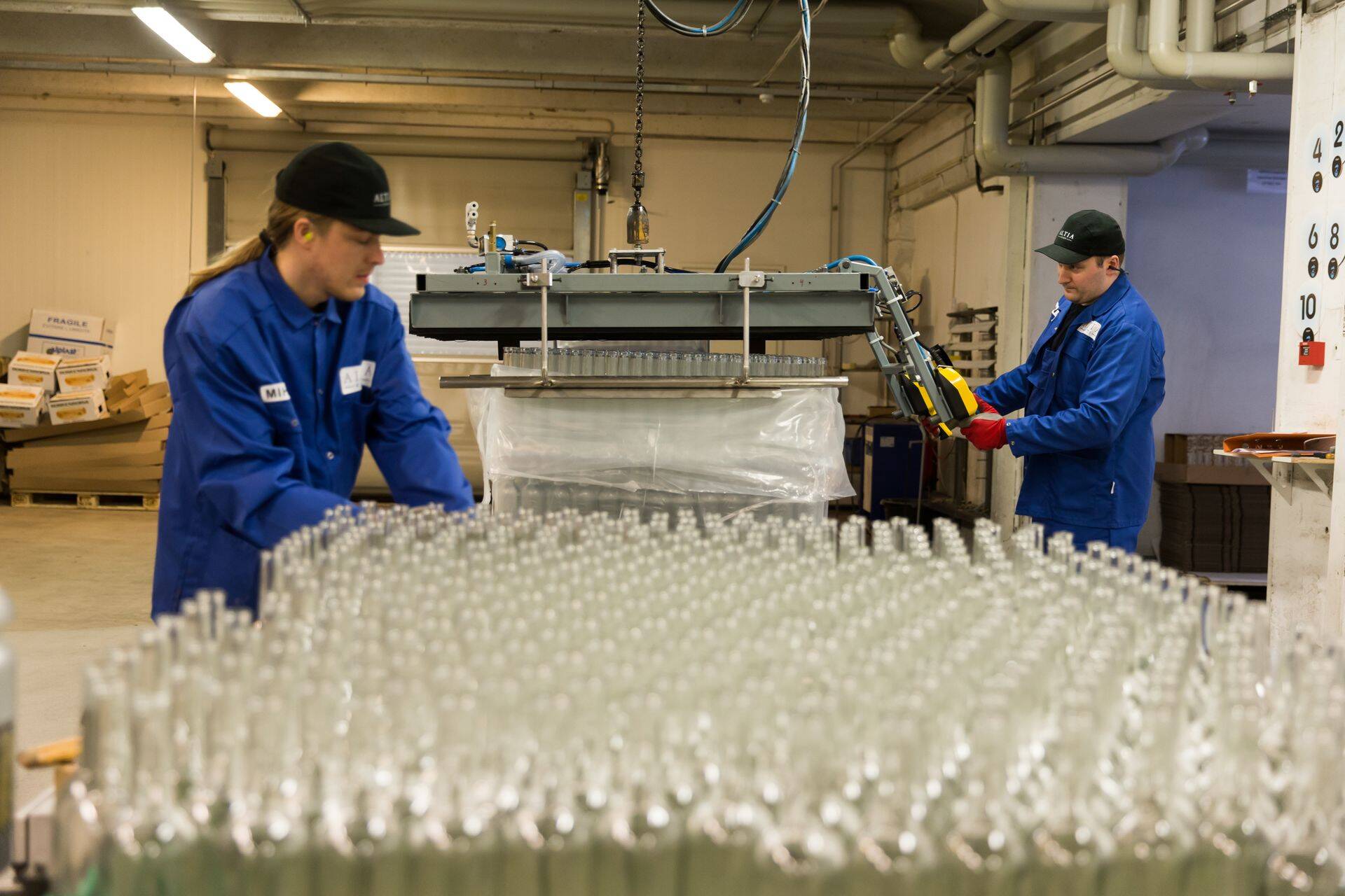 Altia Eesti ASi tootmiskompleks Tabasalu lähistel. Altia on Eesti üks suuremaid tootjaid, kuid eelmisel aastal oli ettevõte ka üks suurim käibe kaotaja.