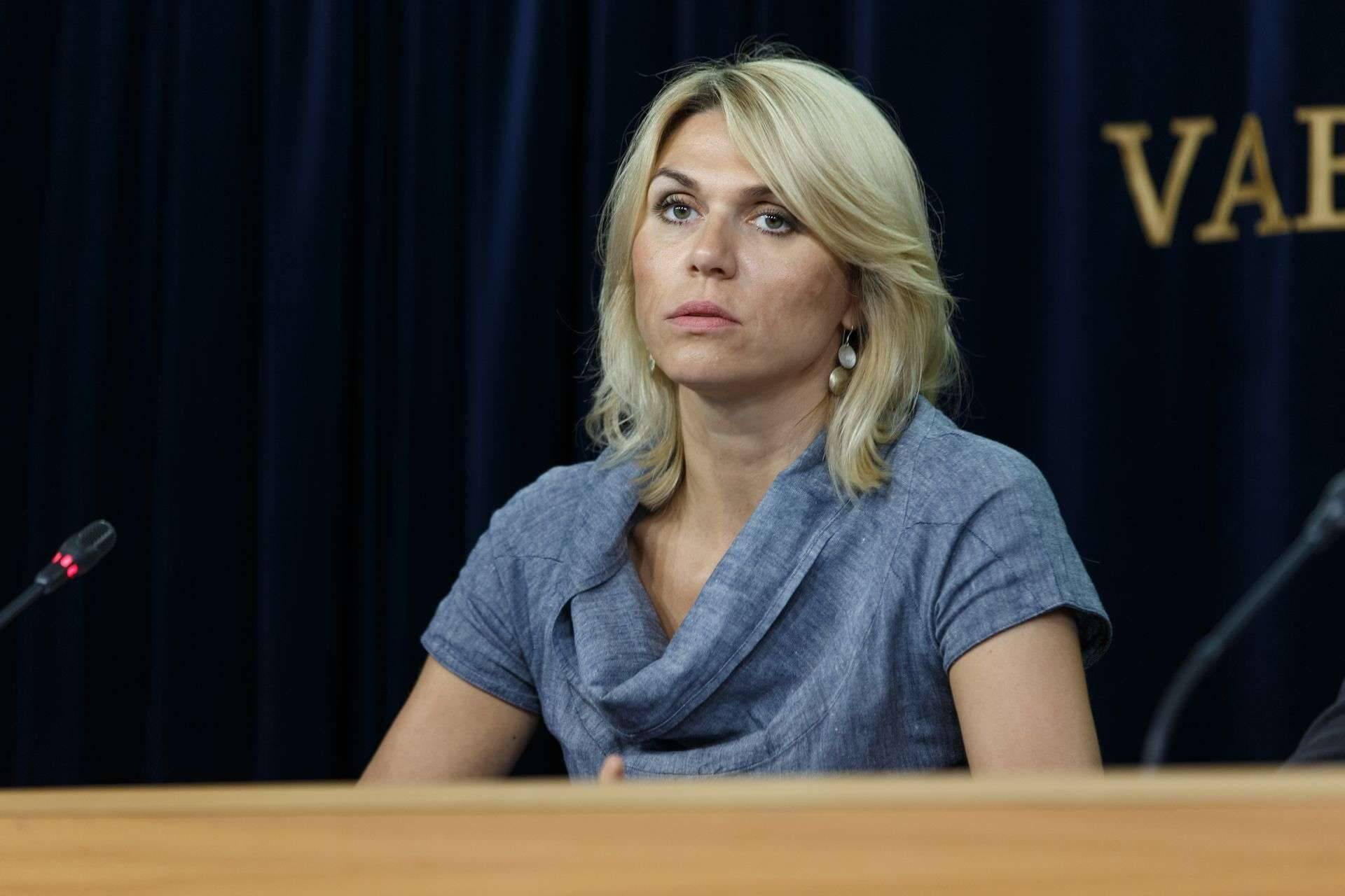 Valitsuse pressikonverents. Urve Palo