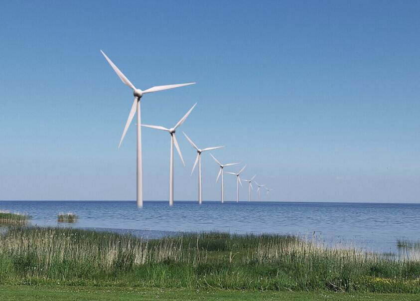Tuule kiirus 50 meetri kõrgusel on Peipsi järvel sama, mis Liivi lahe keskel avameres, kinnitab arendaja.
