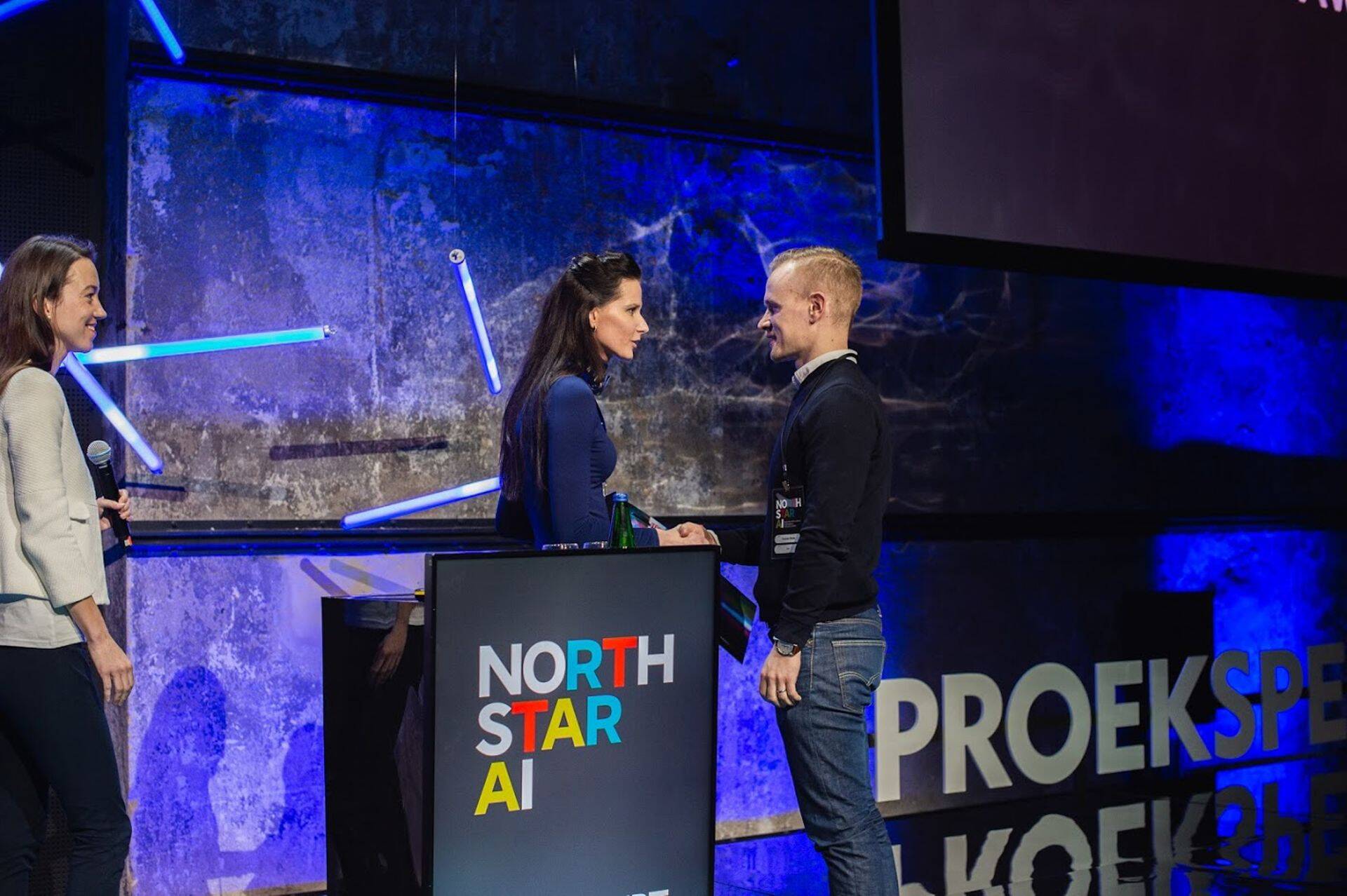 Soome Selko autasustamine Tallinnas North Star AI konverentsil.