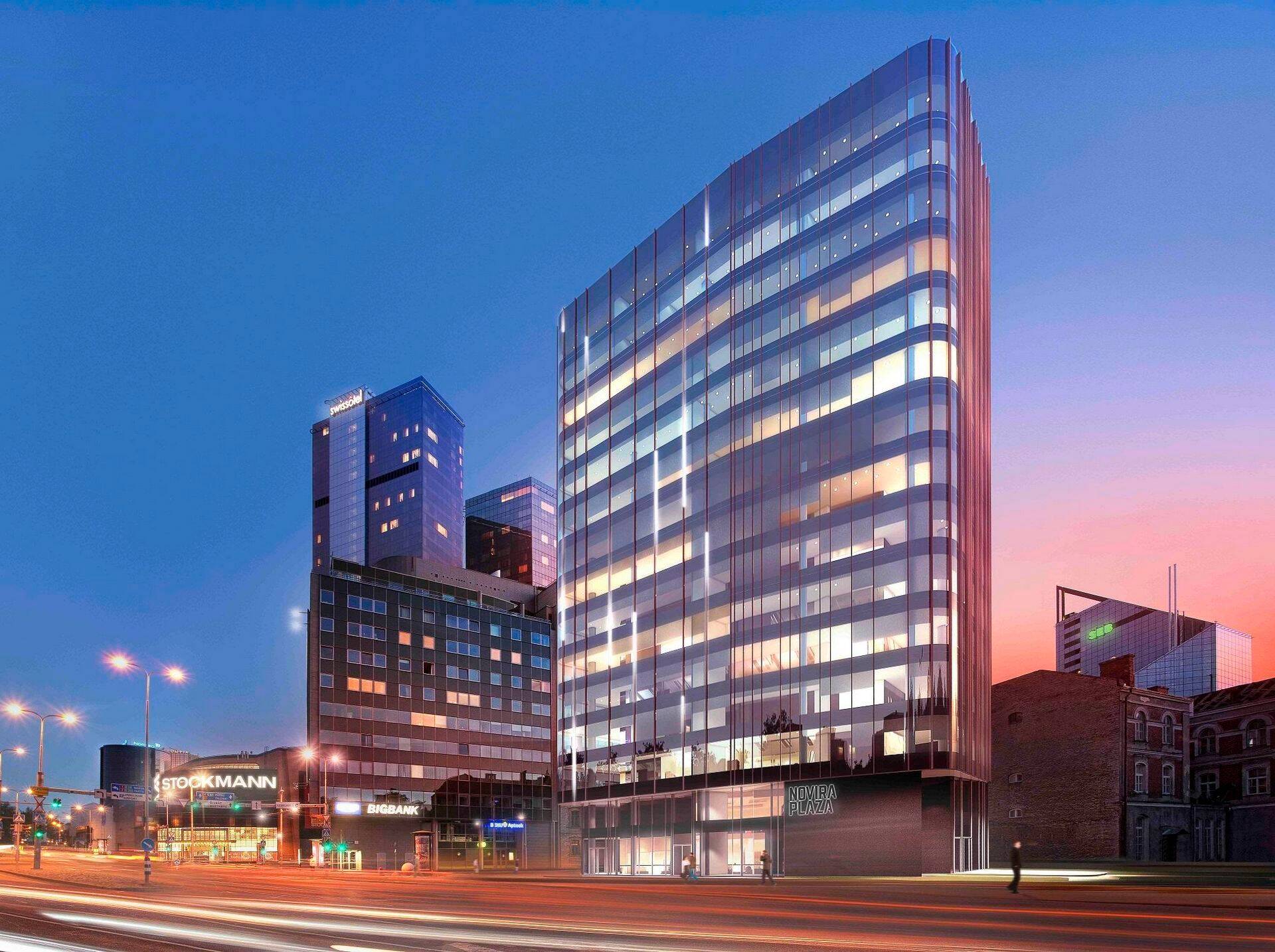 Büroohoone Novira Plaza kandieerib 2016. aasta betoonehitiseks.