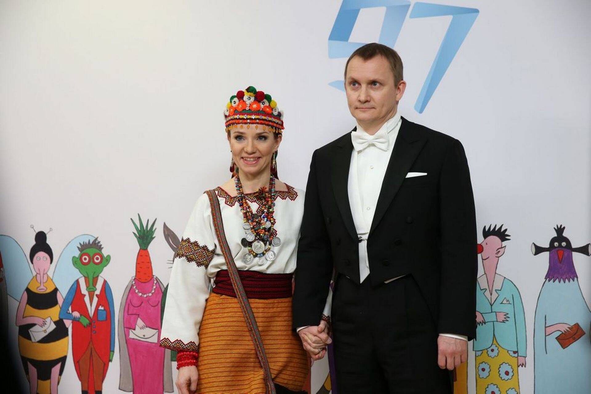 Keit Pentus-Rosimannus ja Rain Rosimannus 2015. aastal presidendi vastuvõtul.