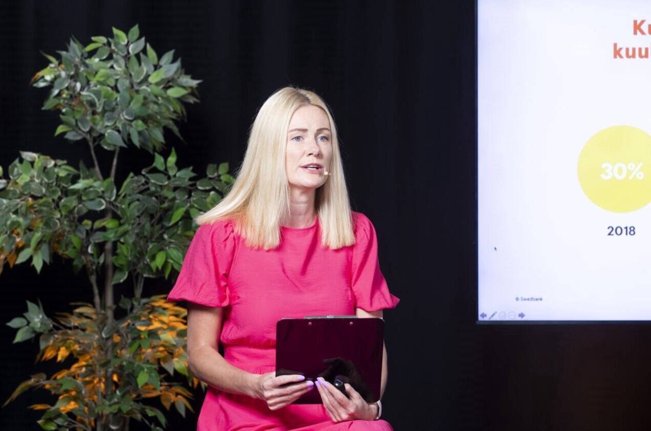 Swedbanki Rahaasjade teabekeskuse juht Mari-Liis Jääger.