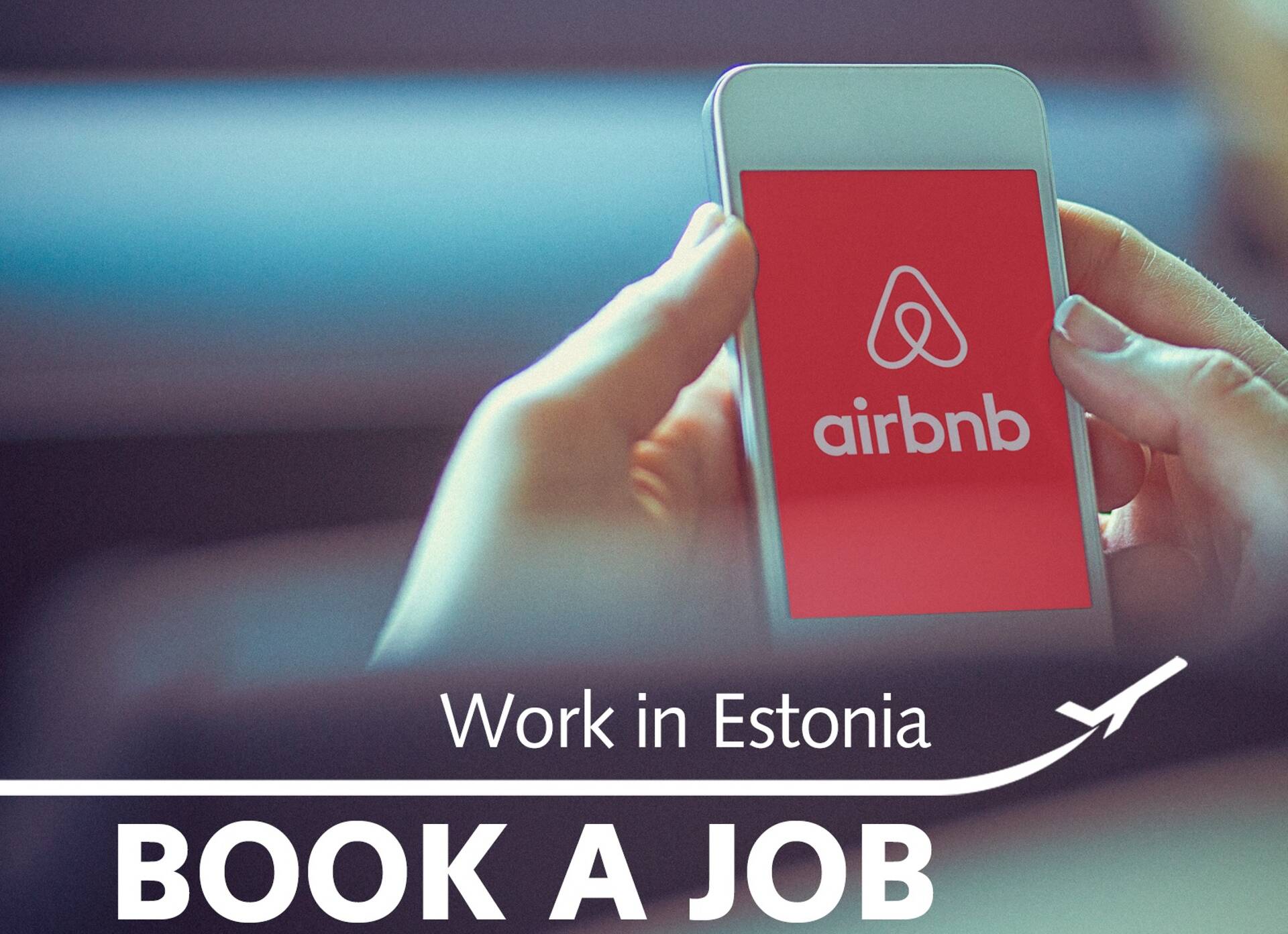 „Book a Job – Work in Estonia” visuaal