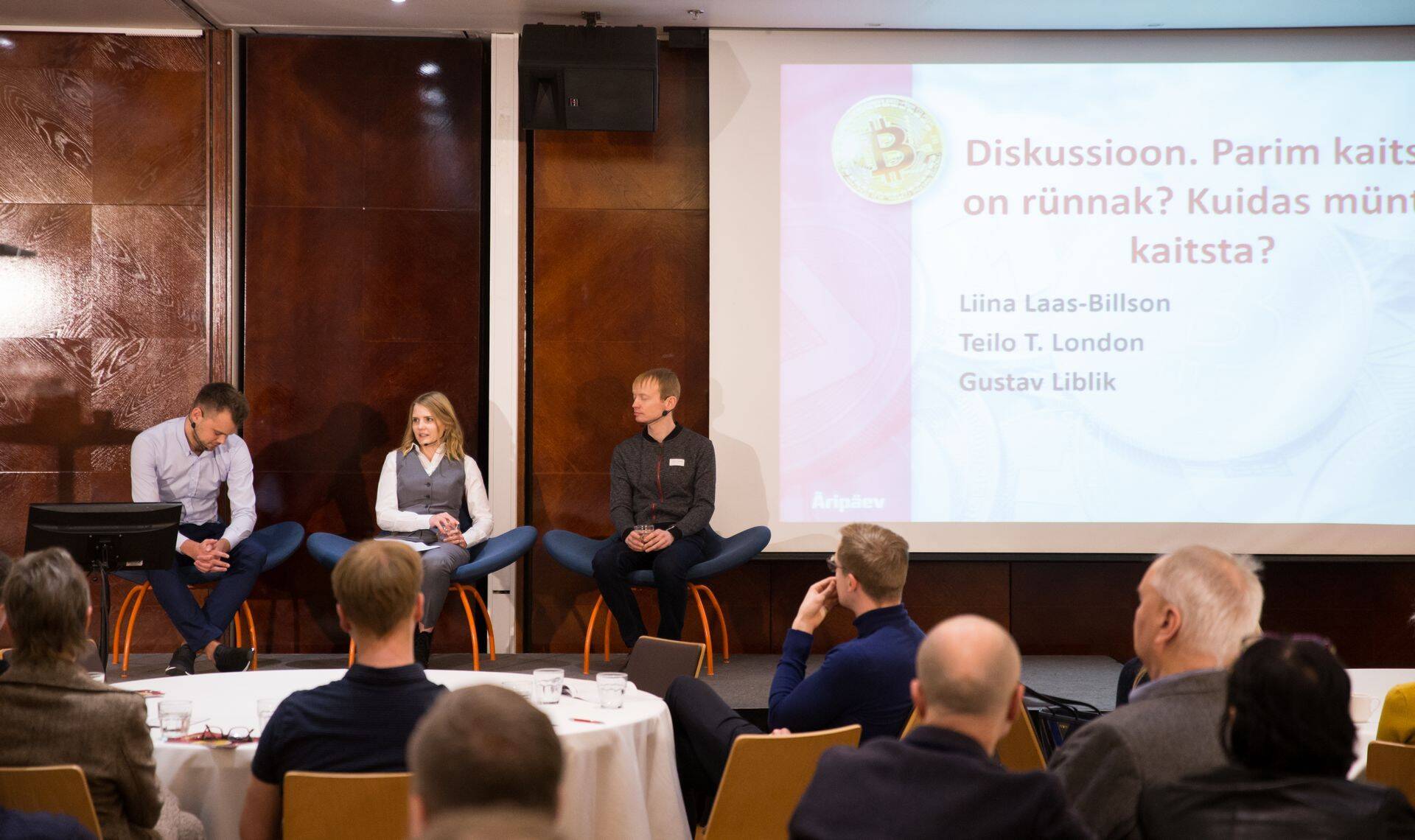 конференция посвященной криптовалюте, которую проводил Aripaev в эту субботу.