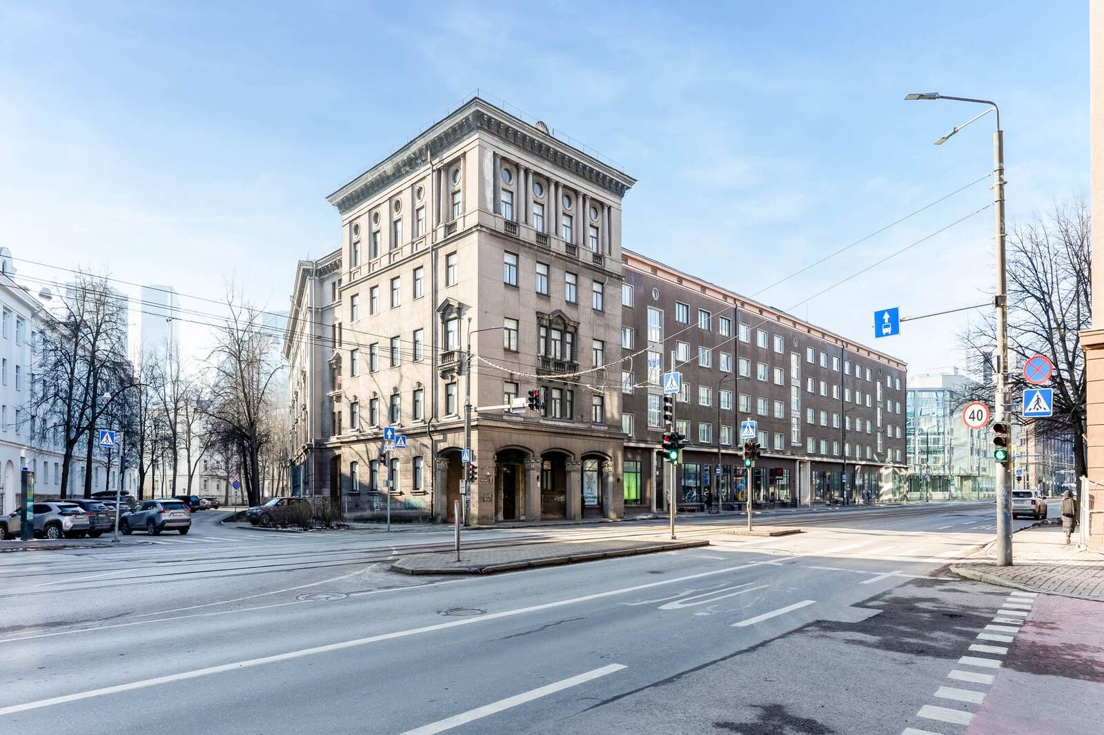 Narva maantee lõik, kus asub müügis olev äripind, on planeeritud Tallinna üheks esinduslikumaks ärikoridoriks.