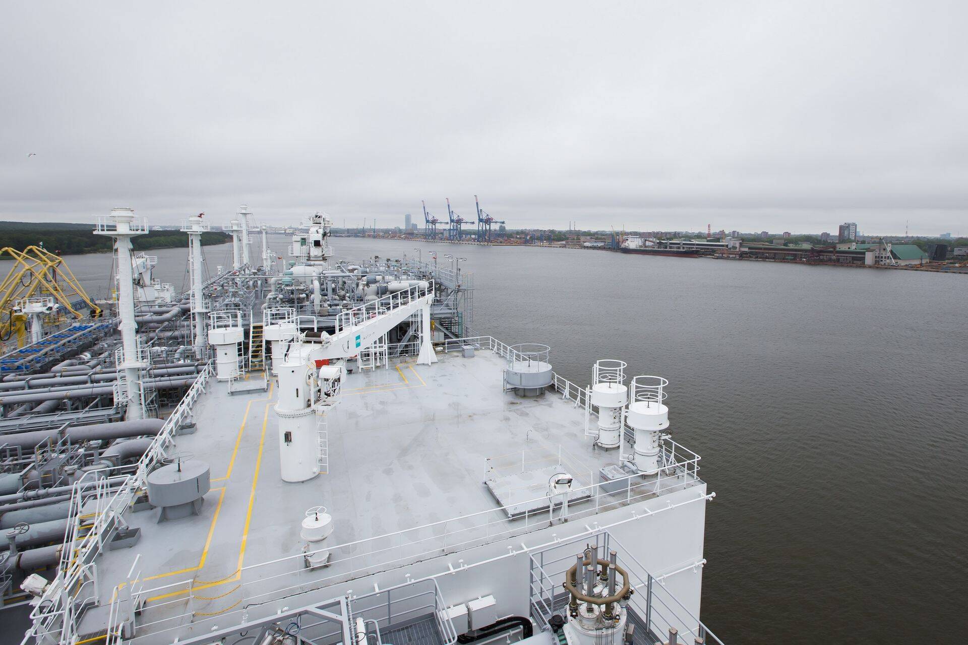 LNG terminal Leedus, Klaipeda sadamas.