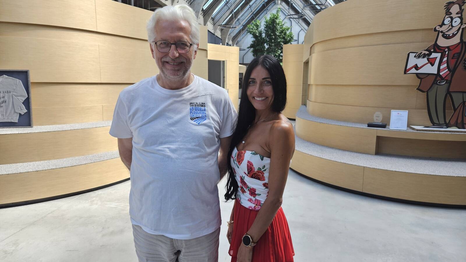 Fotol kündmise maailmameistrivõistluste korraldajad Egle Järvala ja Margus Ameerikas.