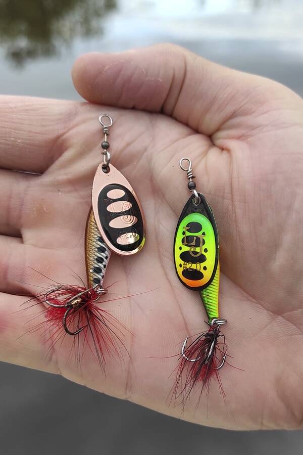 Lucky Johni Trian Blade’i pöörlevad toimivad varasügisestel jõgedel kogu raha eest. Lisaks haugidele toovad need veel ka ahvenat ja turba.