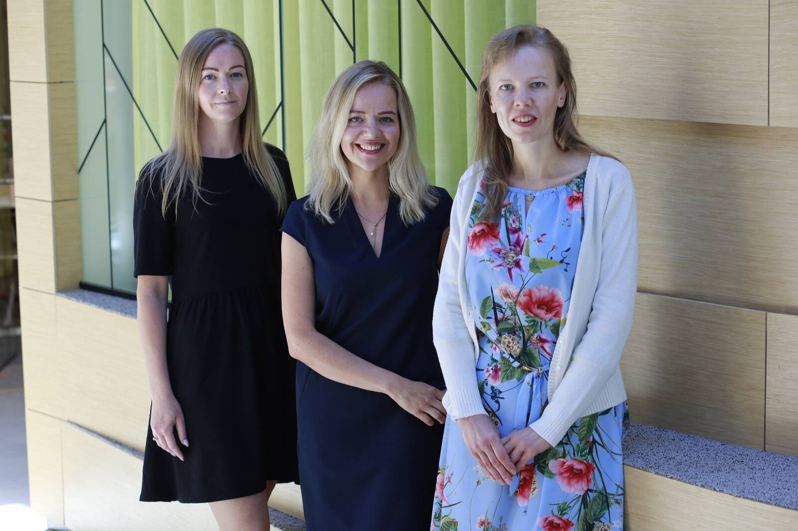 Fotol vasakult: Eve Noormägi, Kaie Peetre ja Külli Gutmann