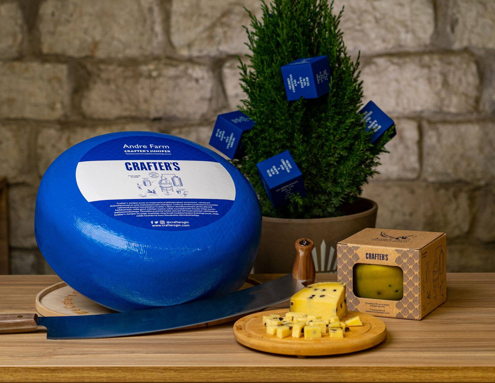 Juustuga Crafter’s Juniper viiakse toiduainetööstuses tootmisjääkide uuesti kasutamine järgmisele tasemele.